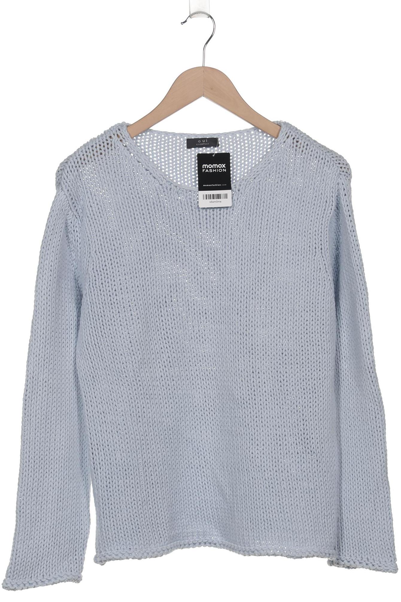 

Oui Damen Pullover, hellblau, Gr. 46