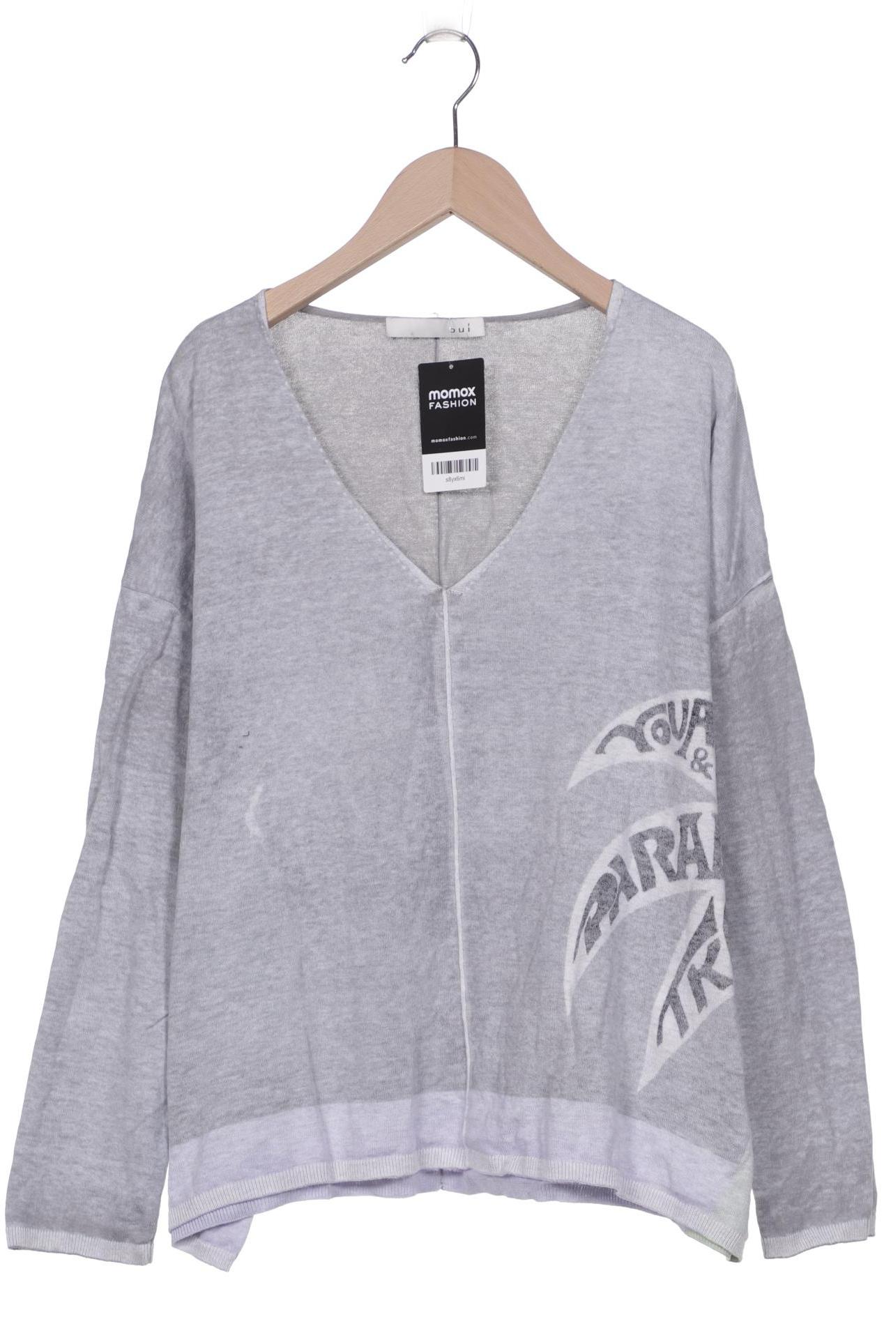 

Oui Damen Pullover, grau