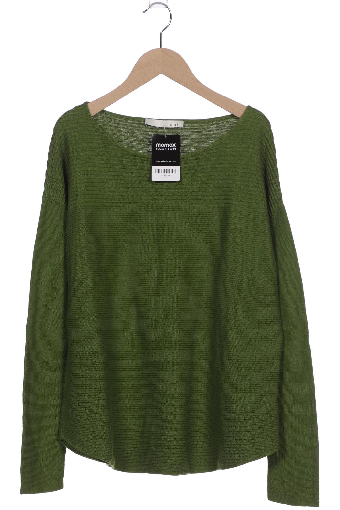 

Oui Damen Pullover, grün, Gr. 42