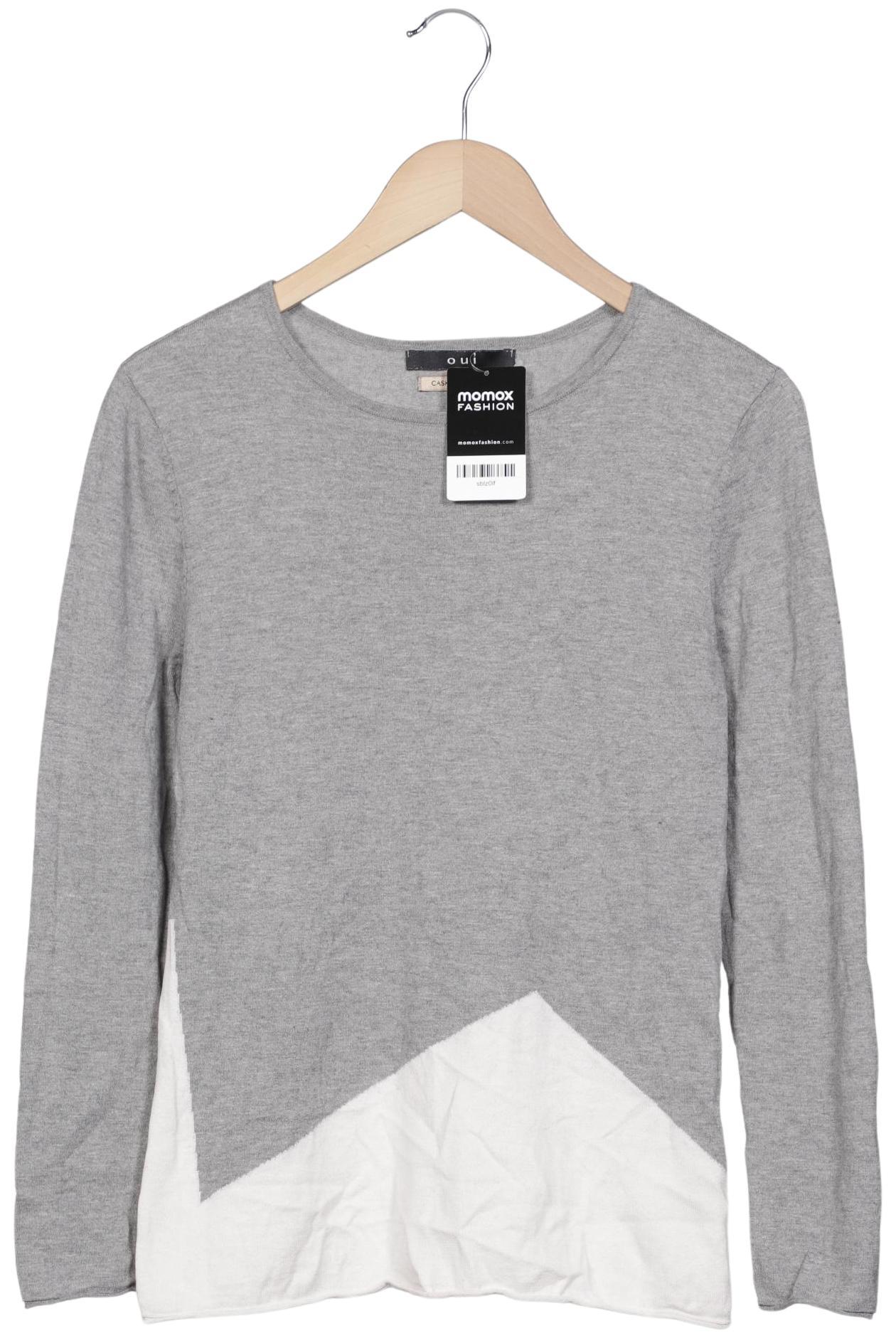 

Oui Damen Pullover, grau, Gr. 38