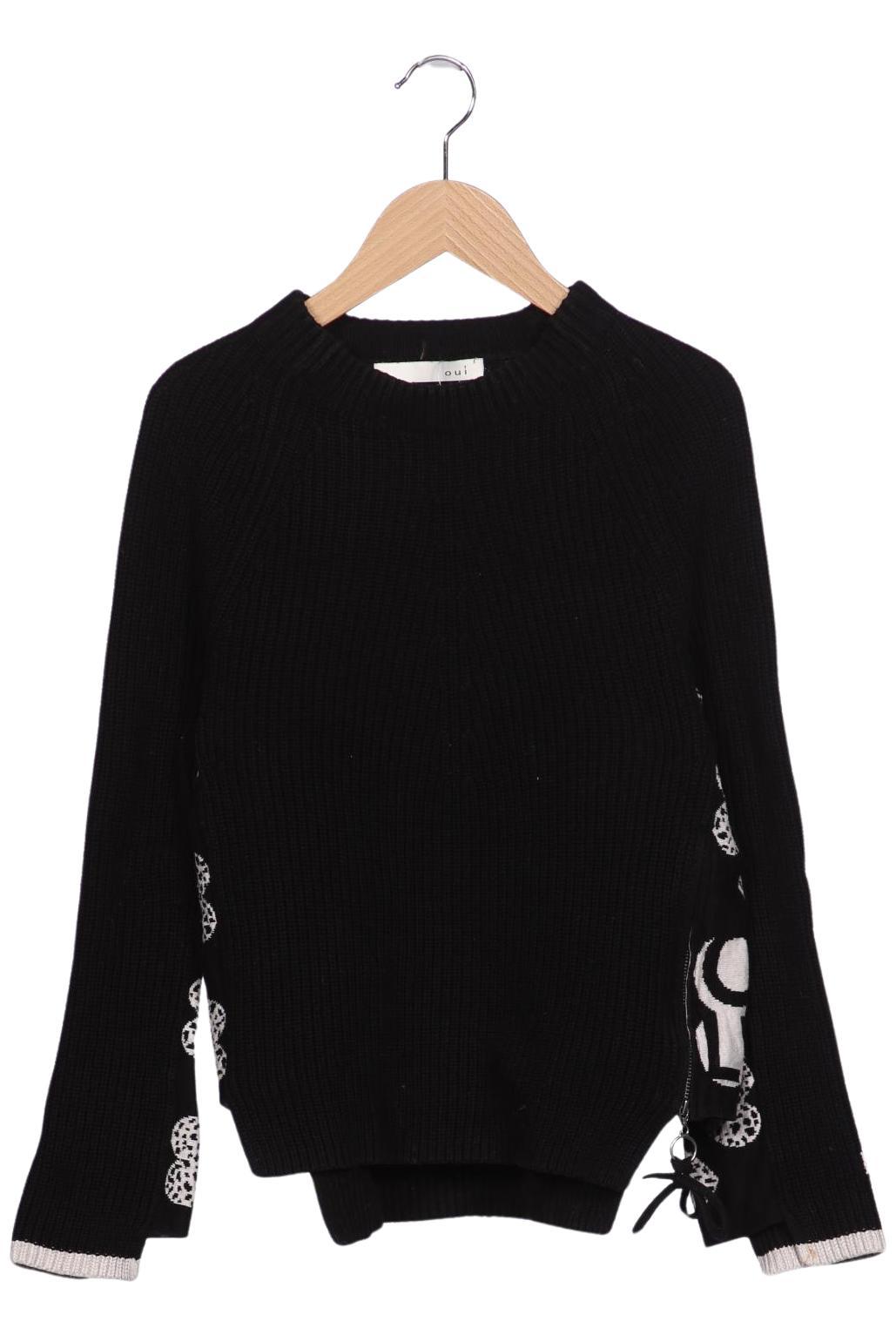 

Oui Damen Pullover, schwarz, Gr. 34