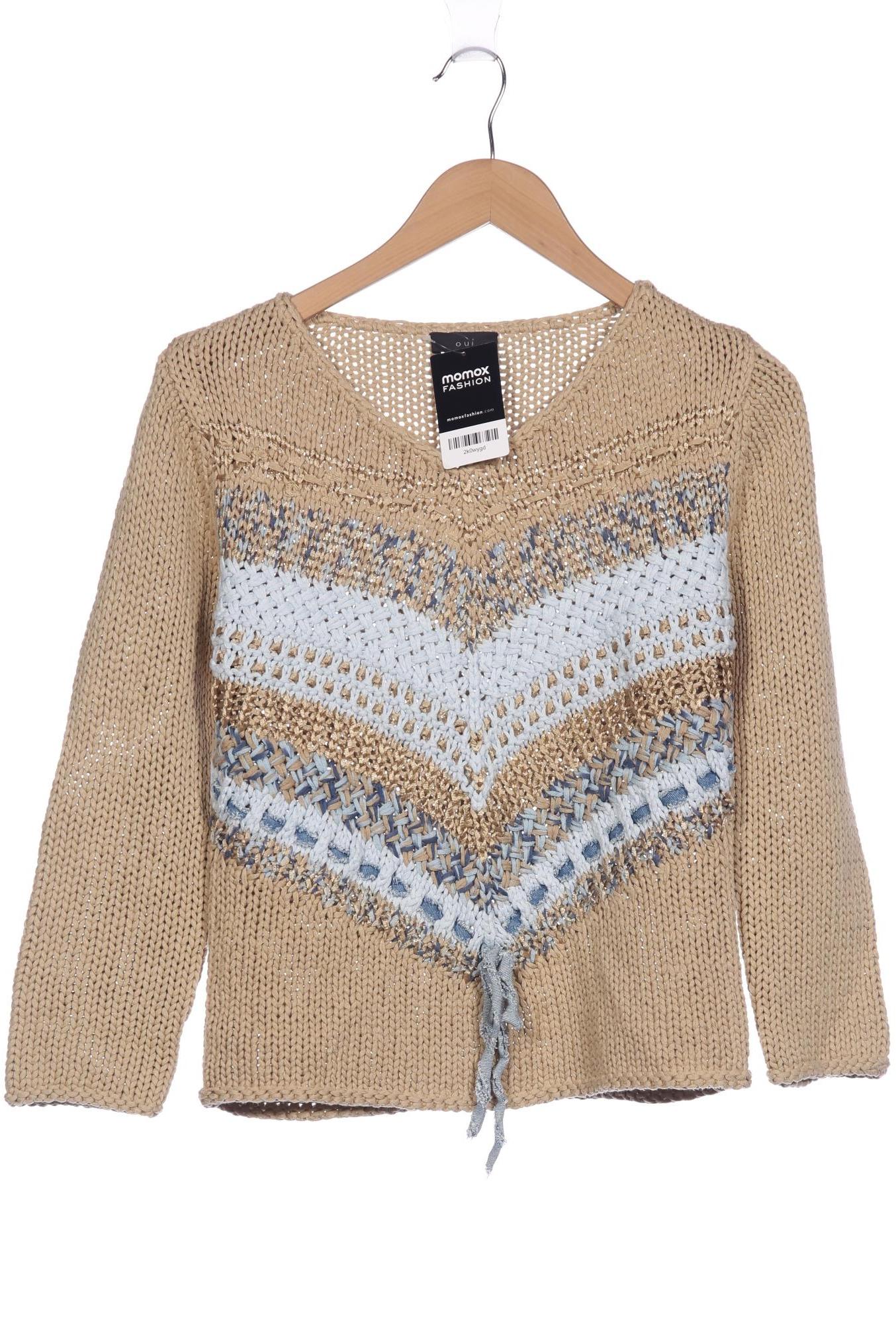 

Oui Damen Pullover, beige, Gr. 36