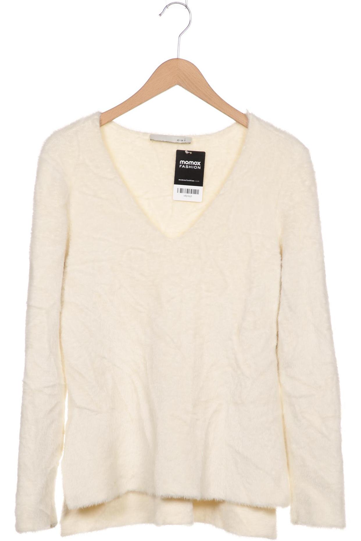 

Oui Damen Pullover, cremeweiß, Gr. 40