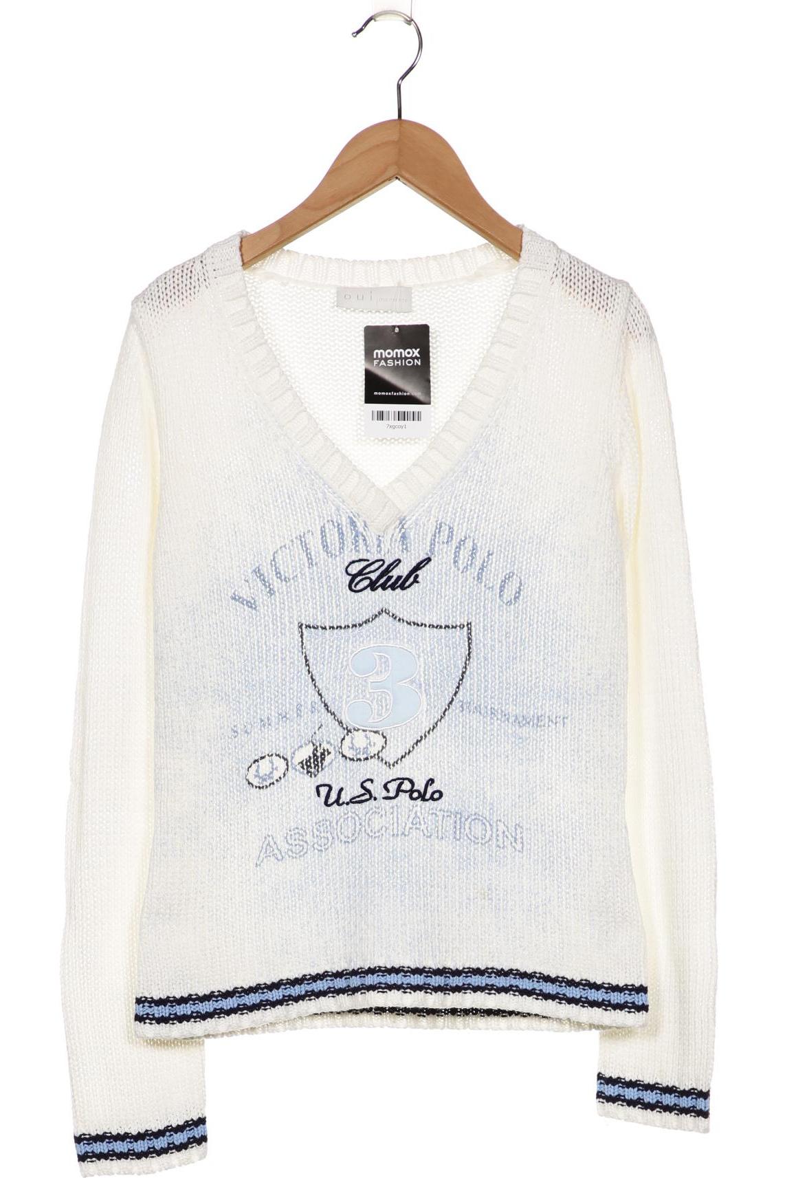 

Oui Damen Pullover, weiß