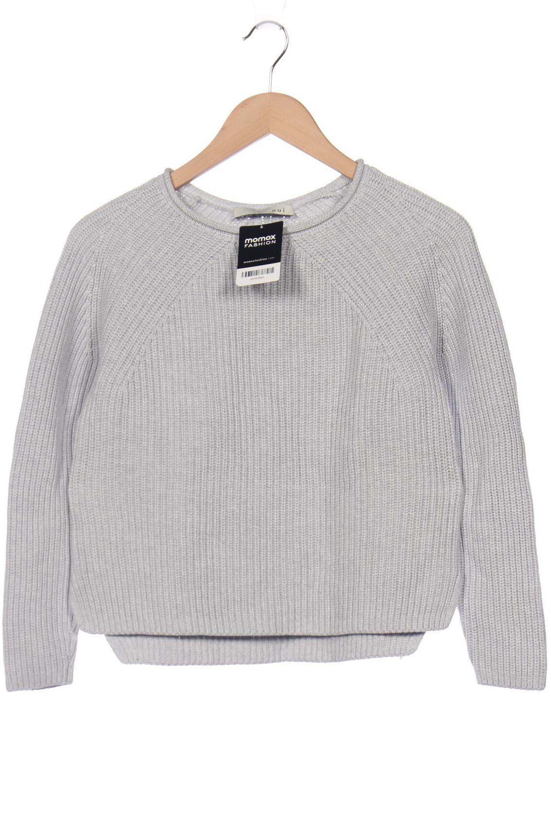 

Oui Damen Pullover, grau