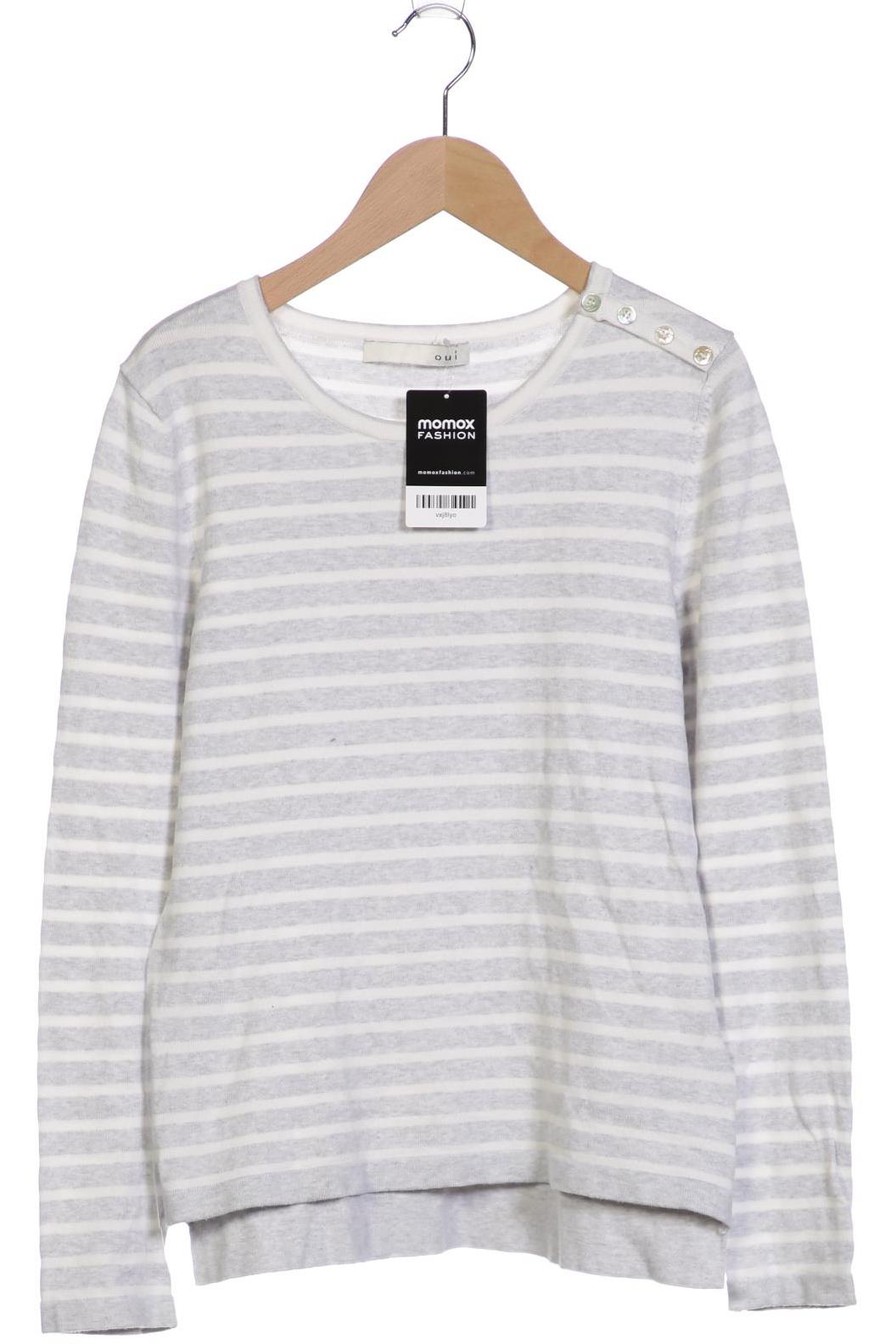 

Oui Damen Pullover, grau, Gr. 36