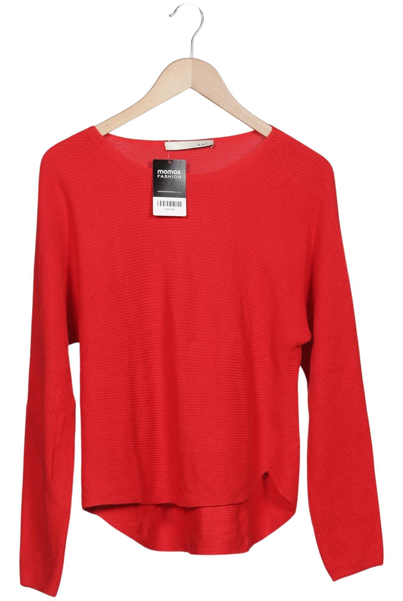 

Oui Damen Pullover, rot, Gr. 34