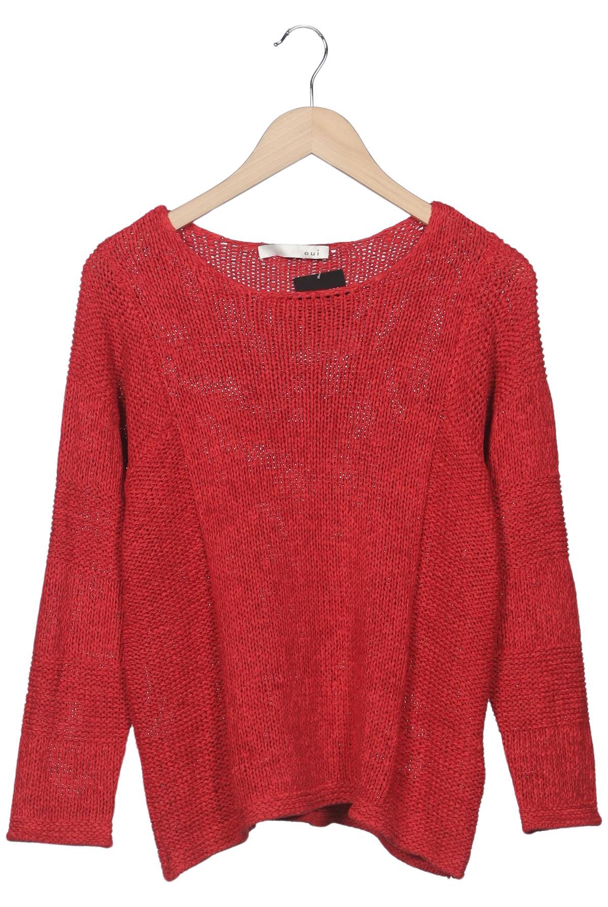 

Oui Damen Pullover, rot, Gr. 44