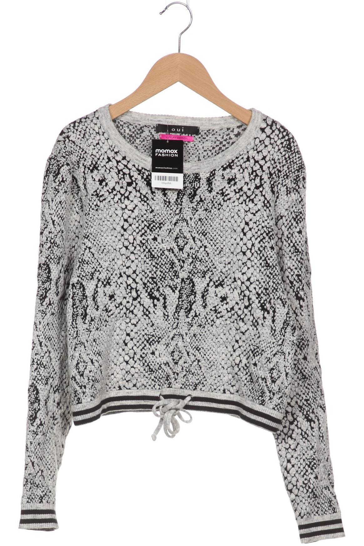 

Oui Damen Pullover, grau, Gr. 36