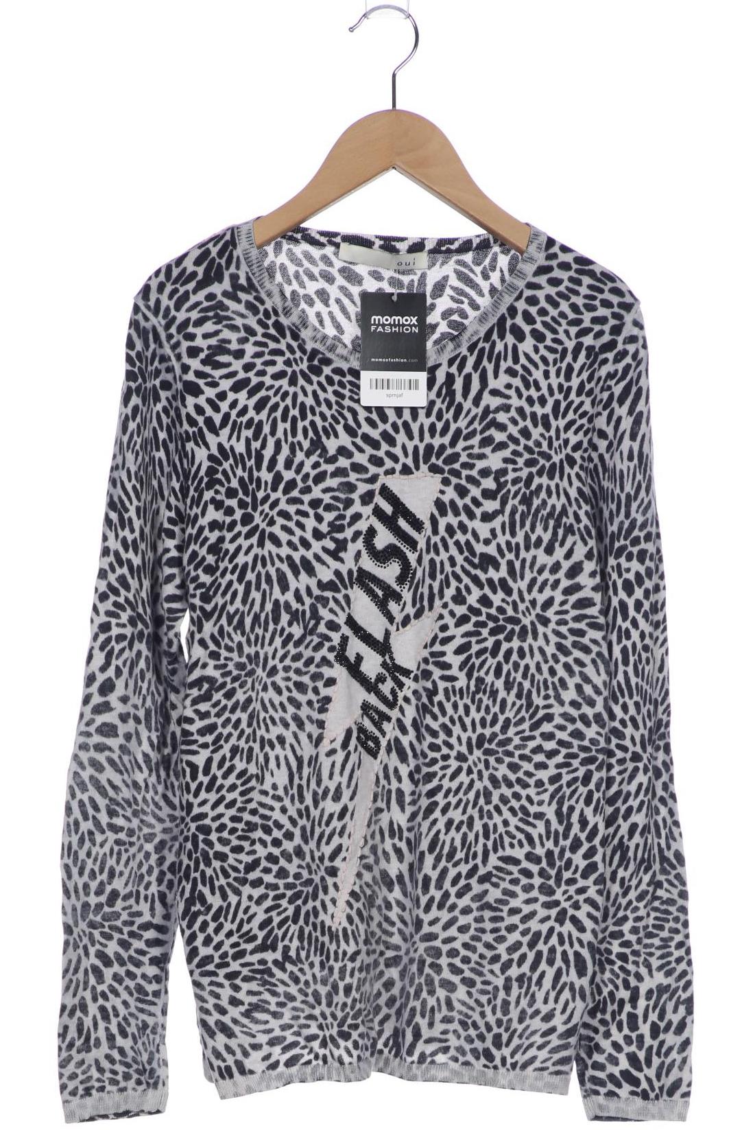 

Oui Damen Pullover, weiß, Gr. 36