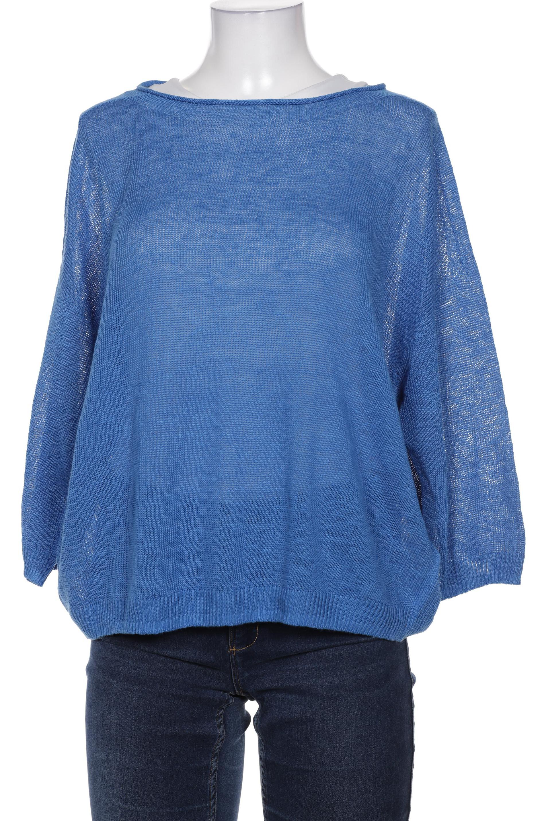 

Oui Damen Pullover, blau