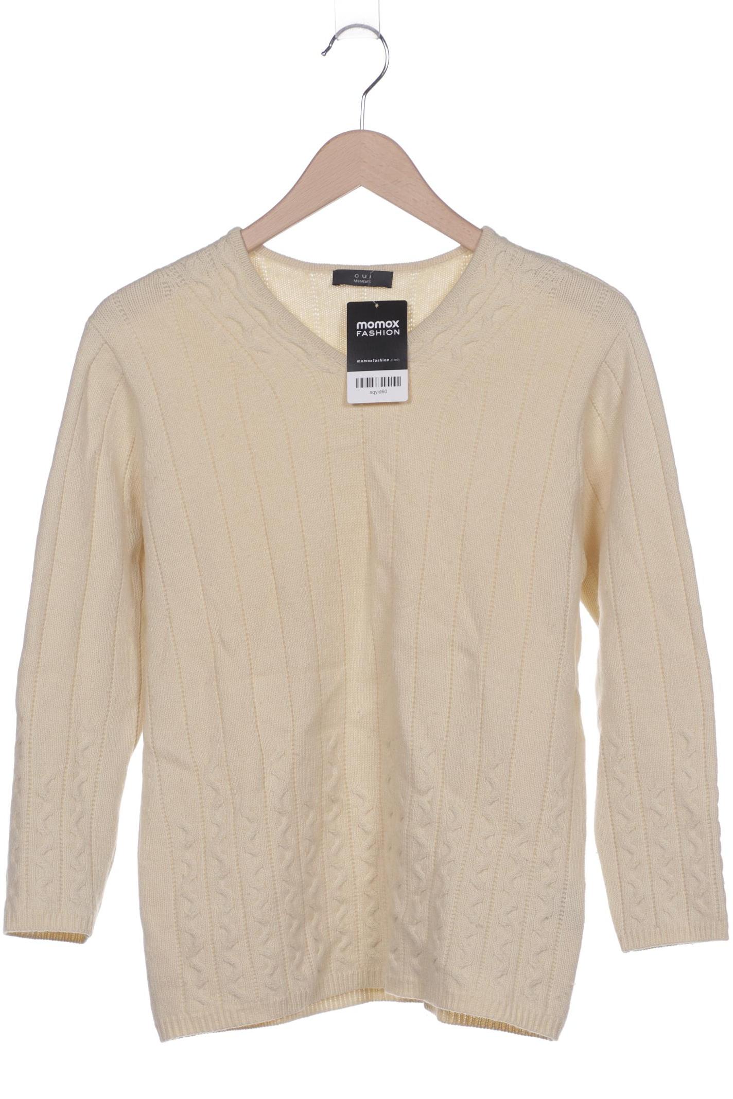 

Oui Damen Pullover, cremeweiß, Gr. 38