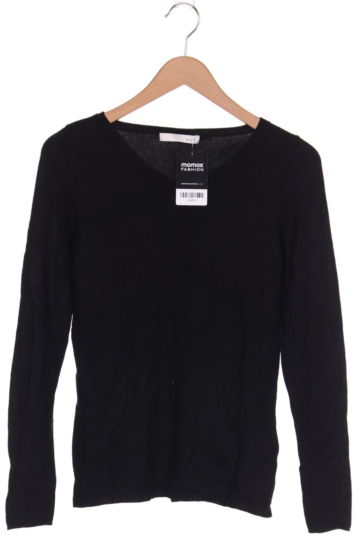 

Oui Damen Pullover, schwarz
