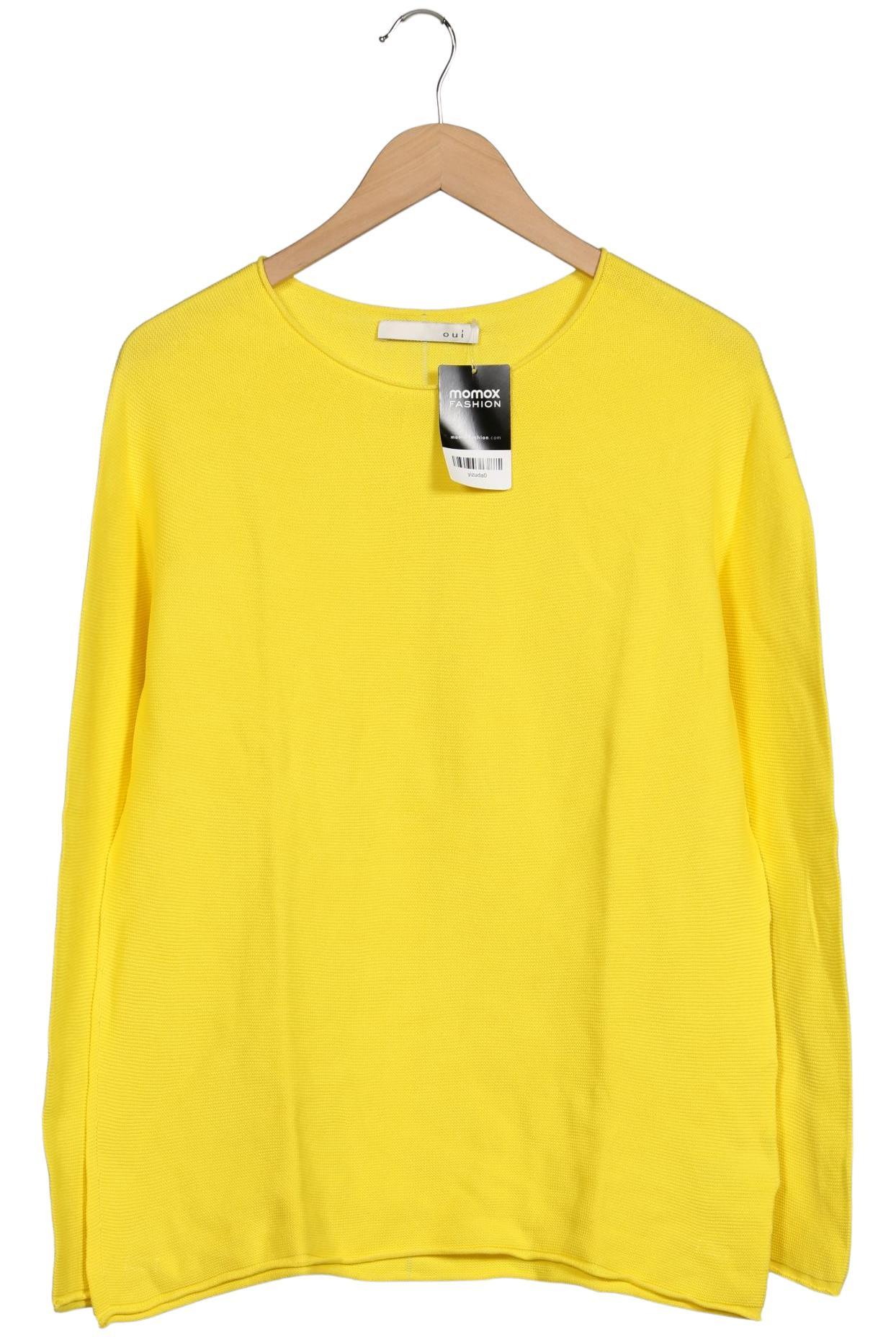 

Oui Damen Pullover, gelb, Gr. 38