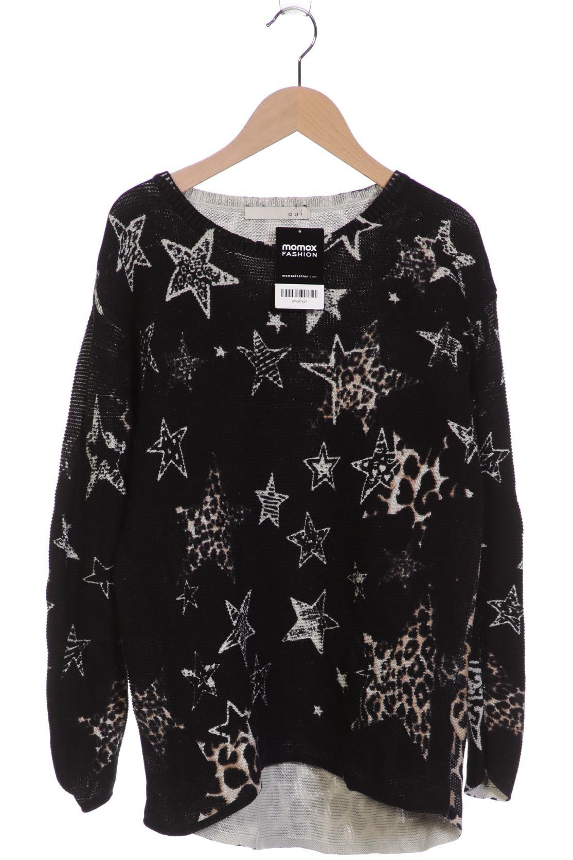 

Oui Damen Pullover, schwarz