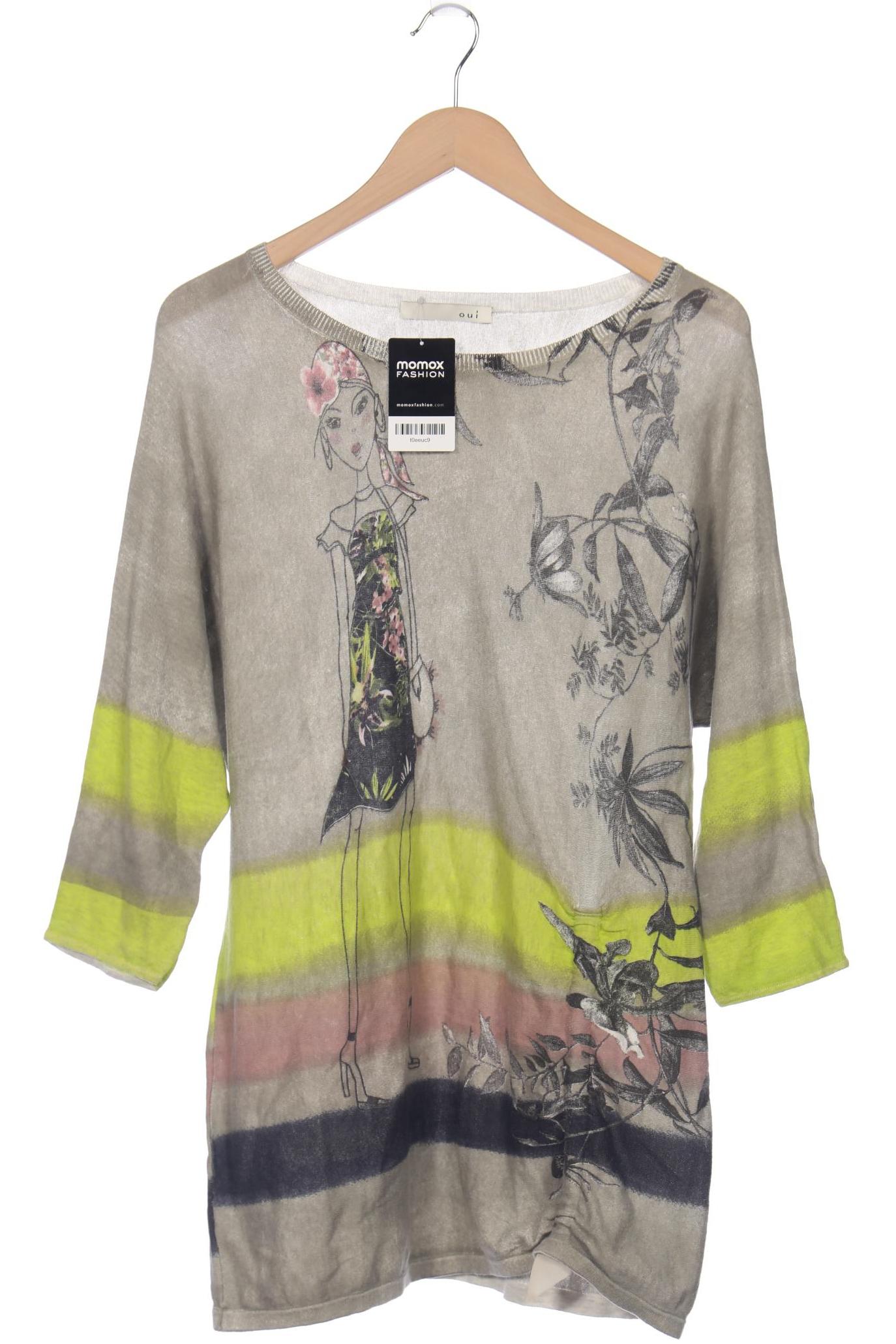

Oui Damen Pullover, grau