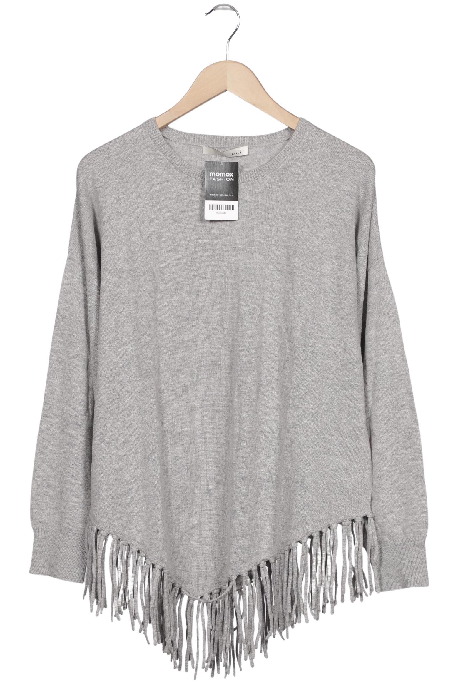 

Oui Damen Pullover, grau, Gr. 42