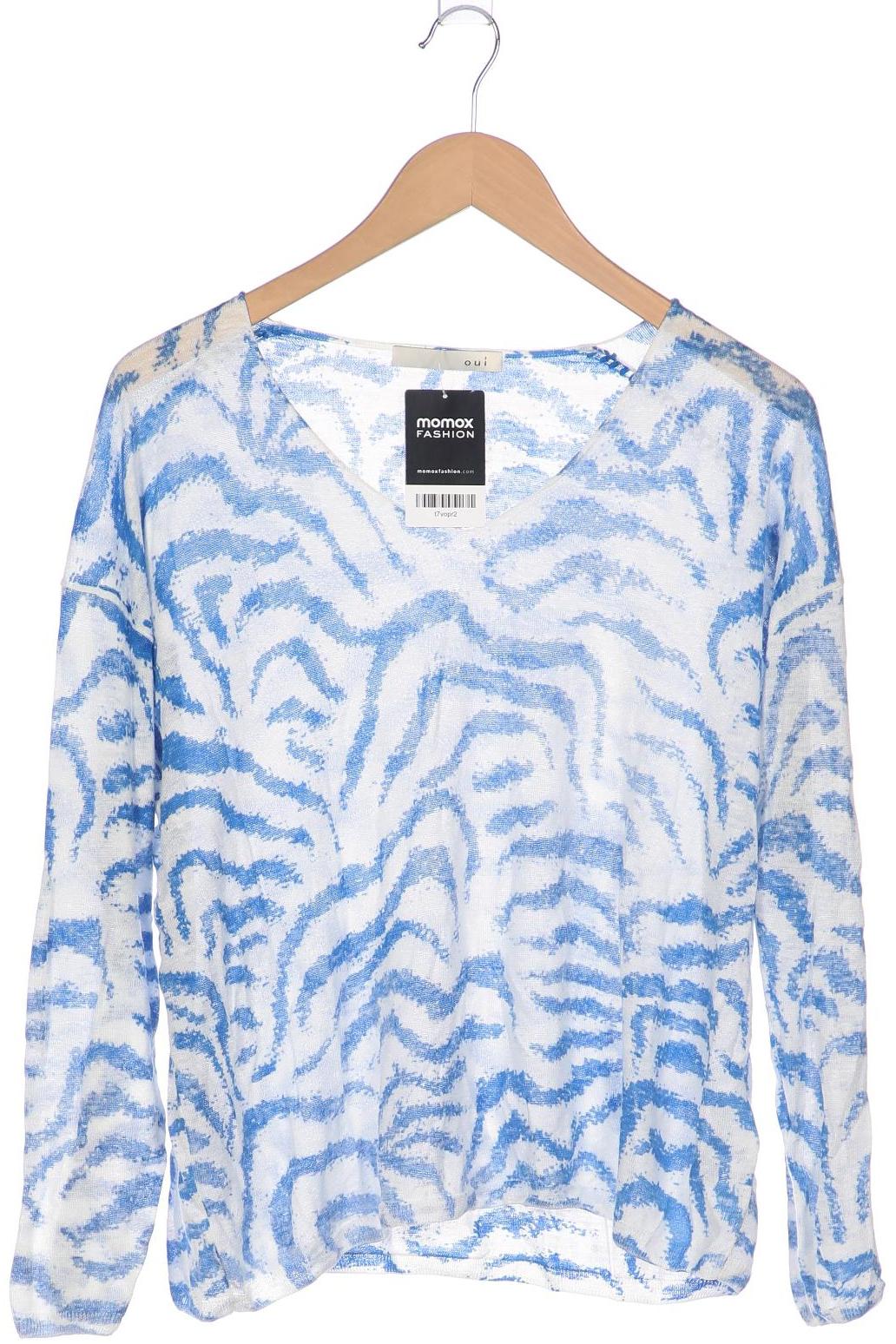 

Oui Damen Pullover, blau, Gr. 42