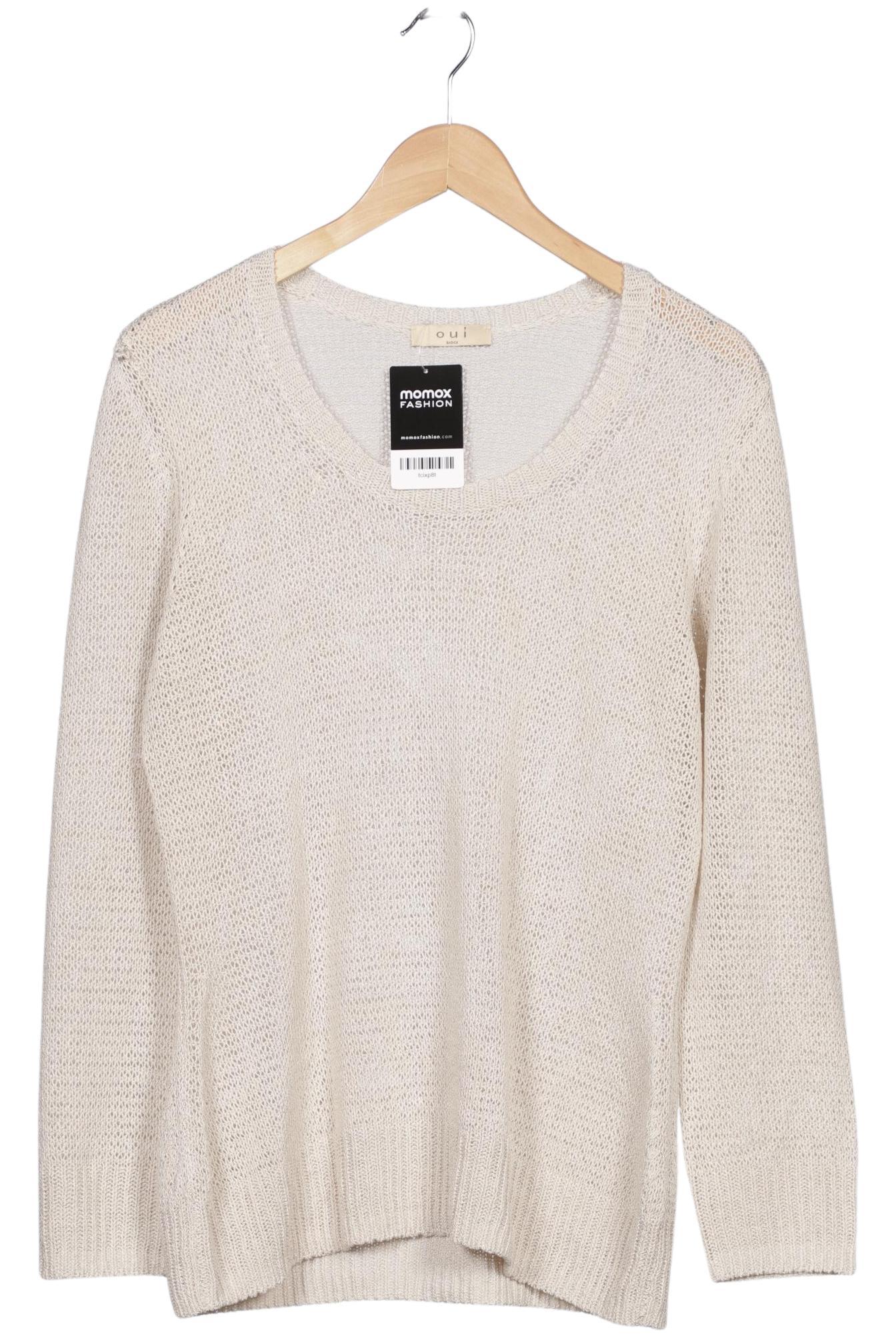 

Oui Damen Pullover, beige, Gr. 42