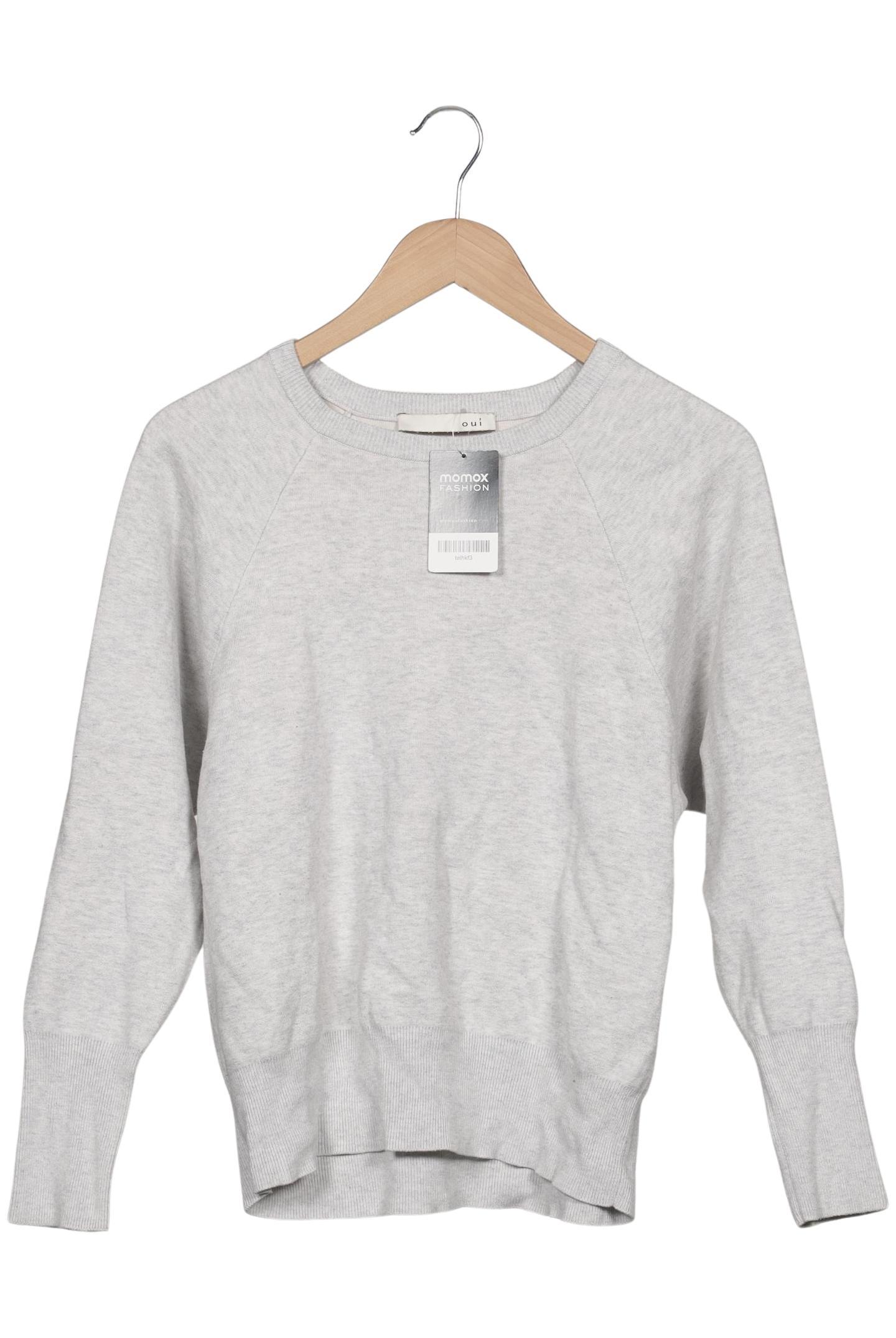 

Oui Damen Pullover, grau, Gr. 36