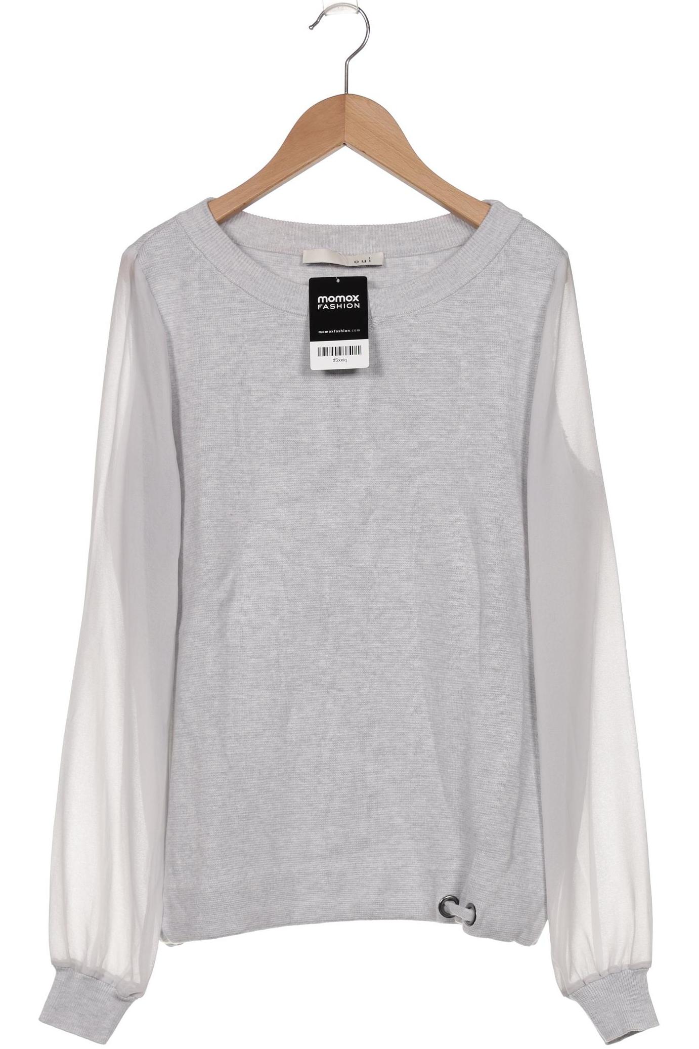 

Oui Damen Pullover, grau, Gr. 36