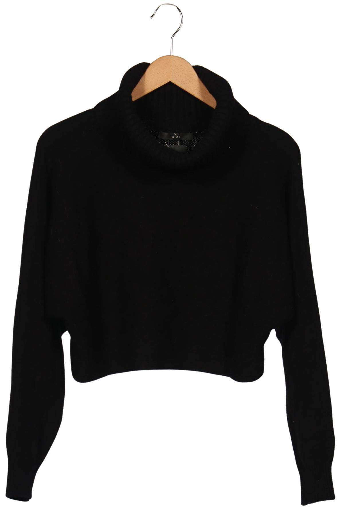 

Oui Damen Pullover, schwarz, Gr. 36
