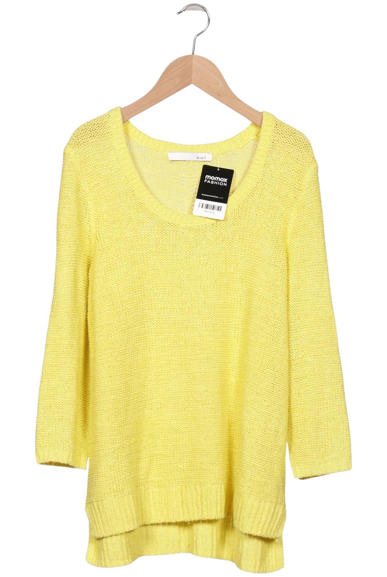 

Oui Damen Pullover, gelb, Gr. 42