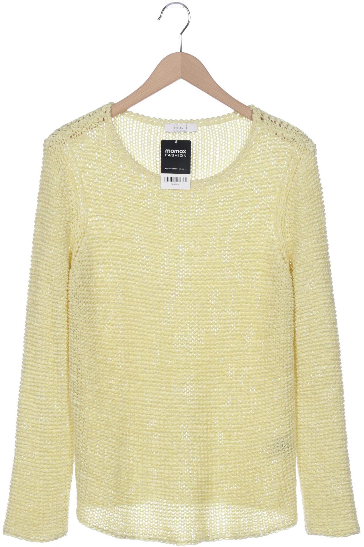 

Oui Damen Pullover, gelb, Gr. 40