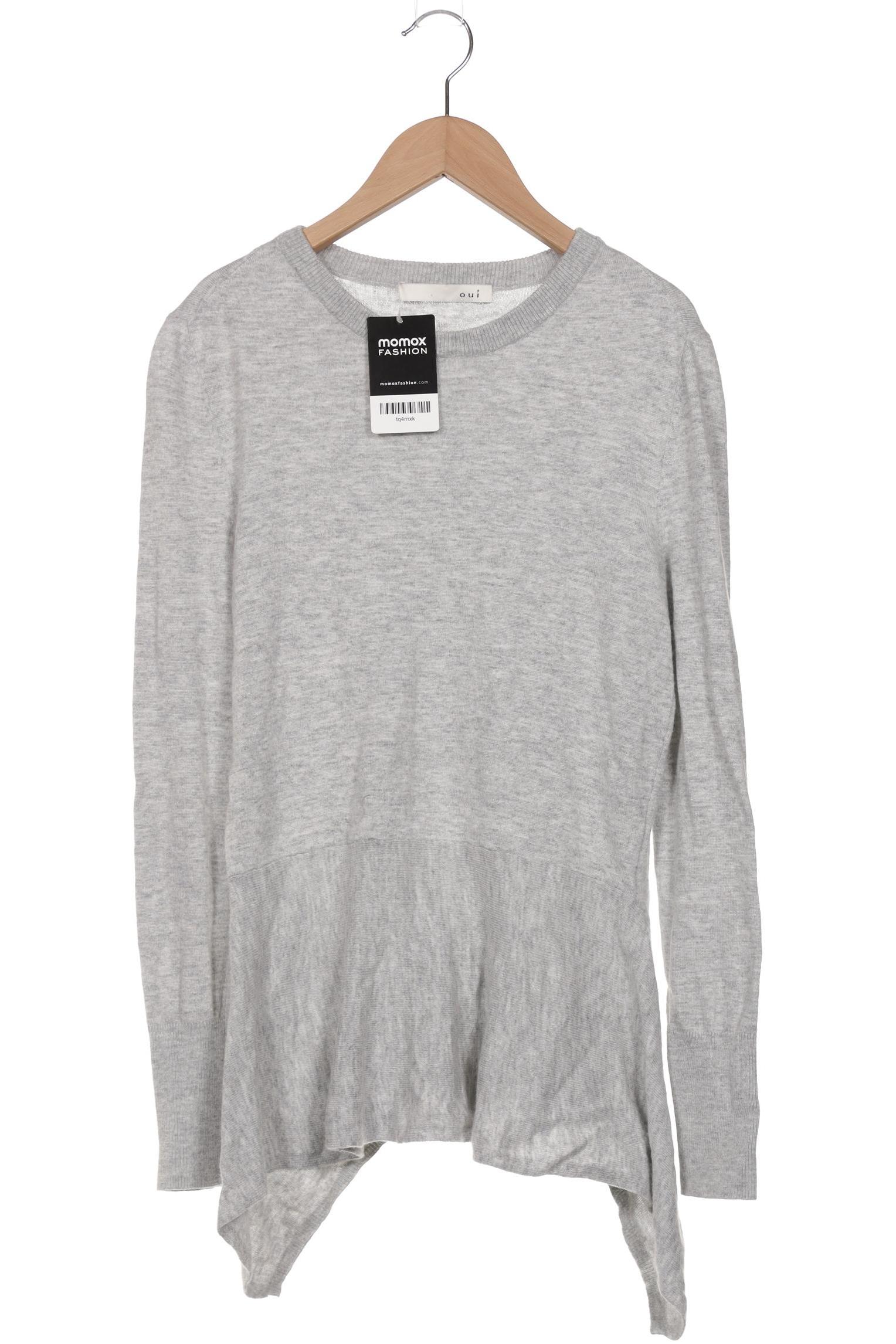 

Oui Damen Pullover, grau, Gr. 38