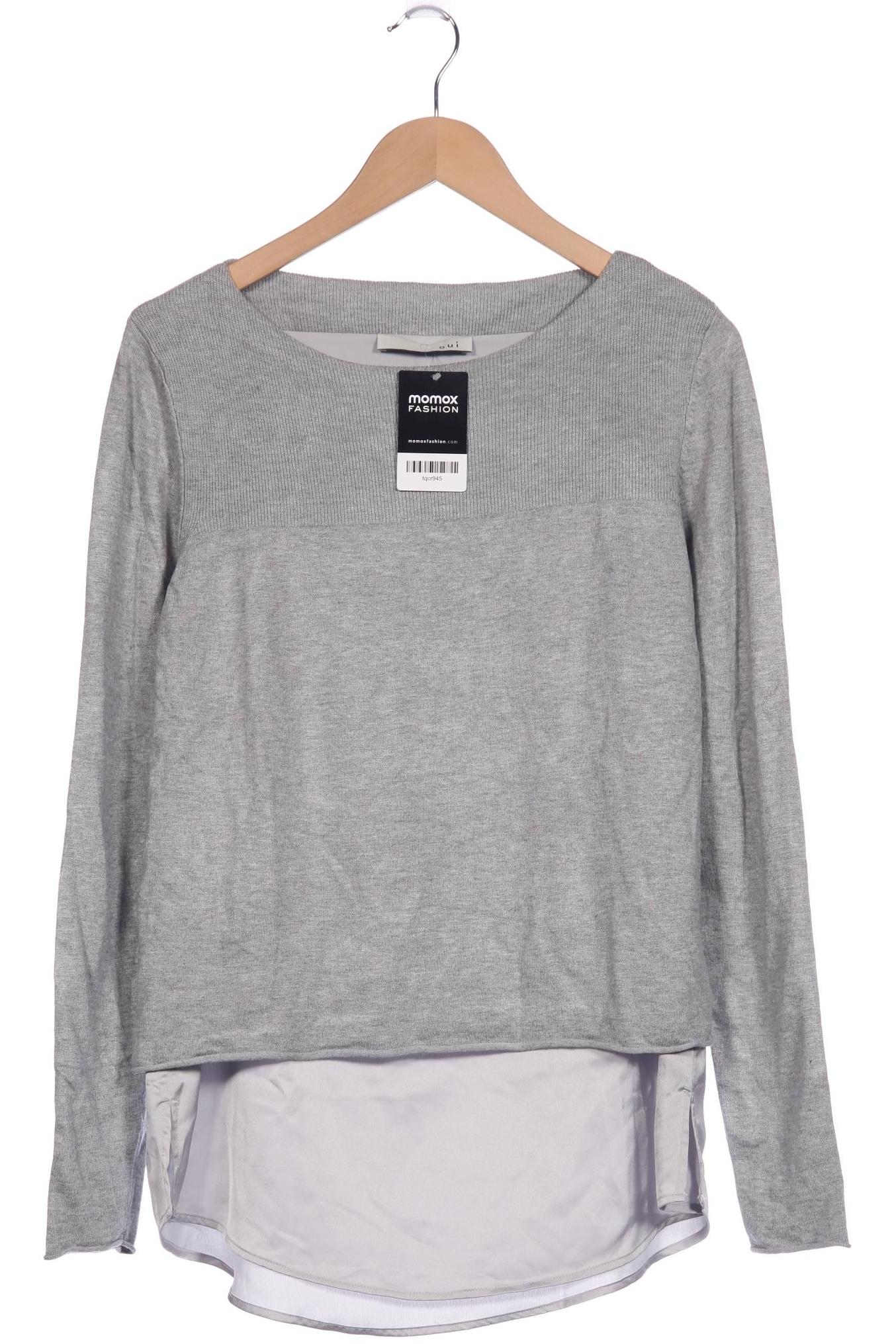 

Oui Damen Pullover, grau, Gr. 40