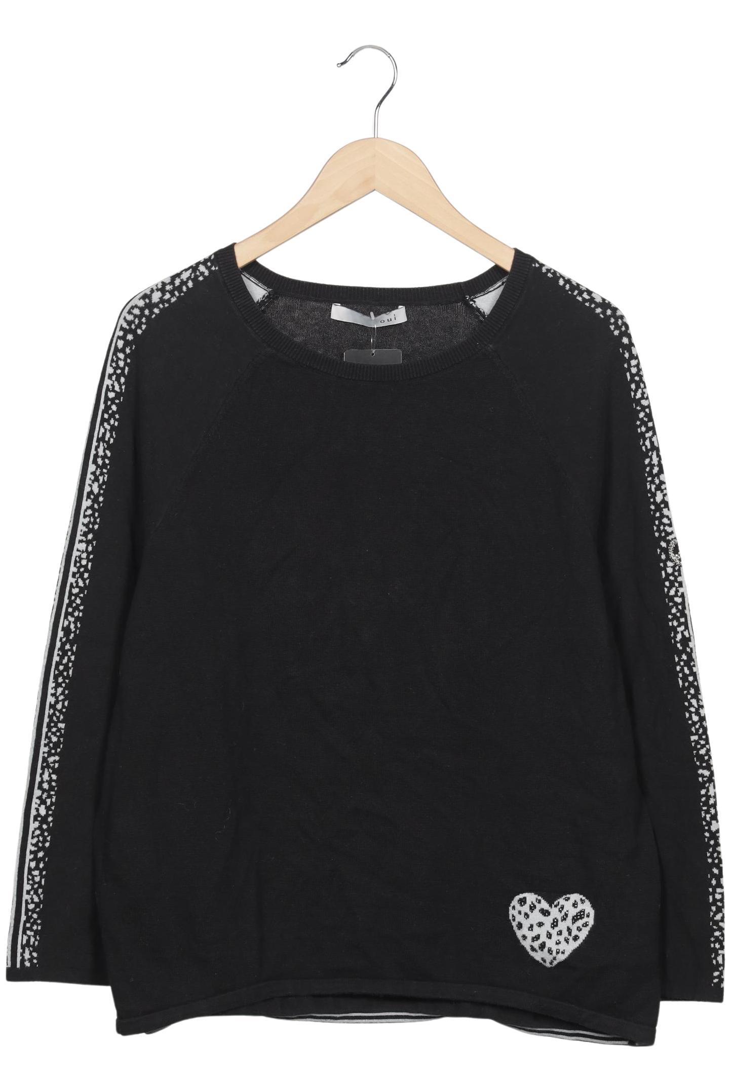 

Oui Damen Pullover, schwarz, Gr. 42