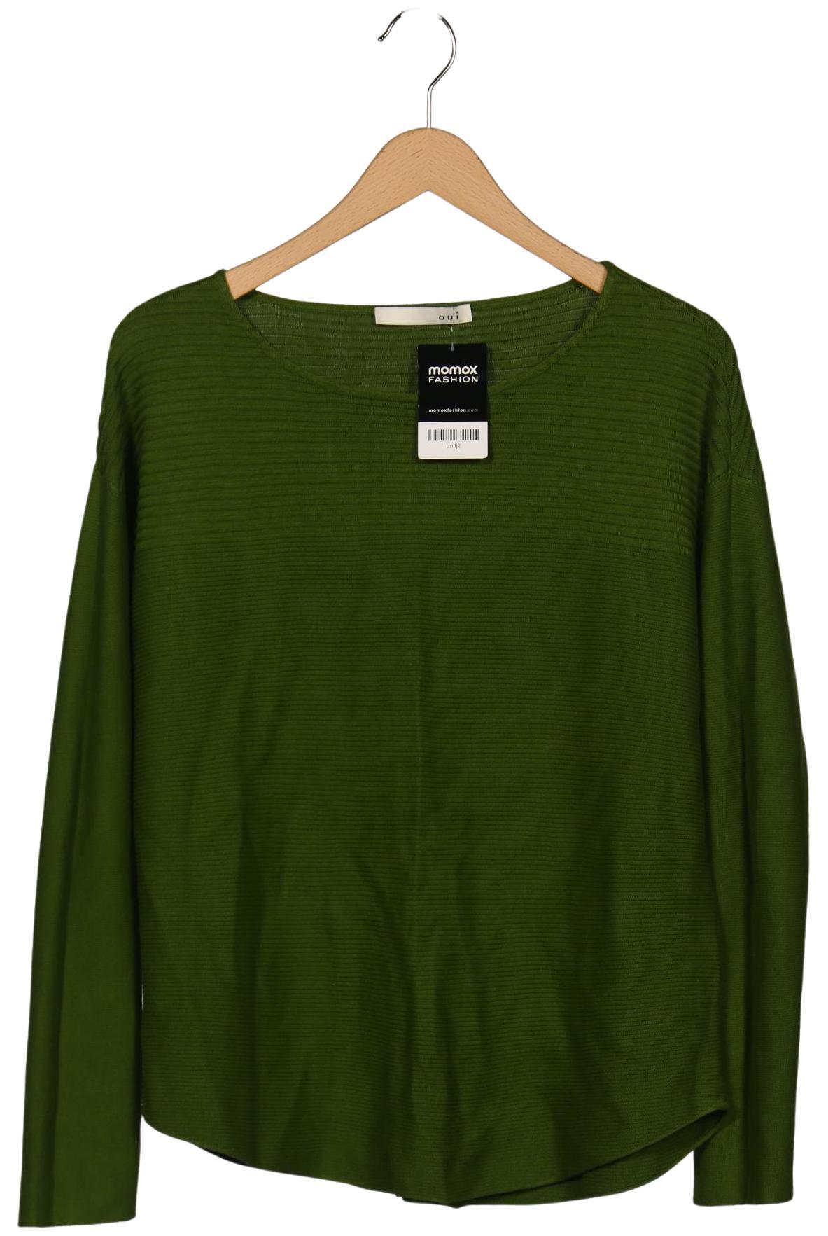 

Oui Damen Pullover, grün, Gr. 44
