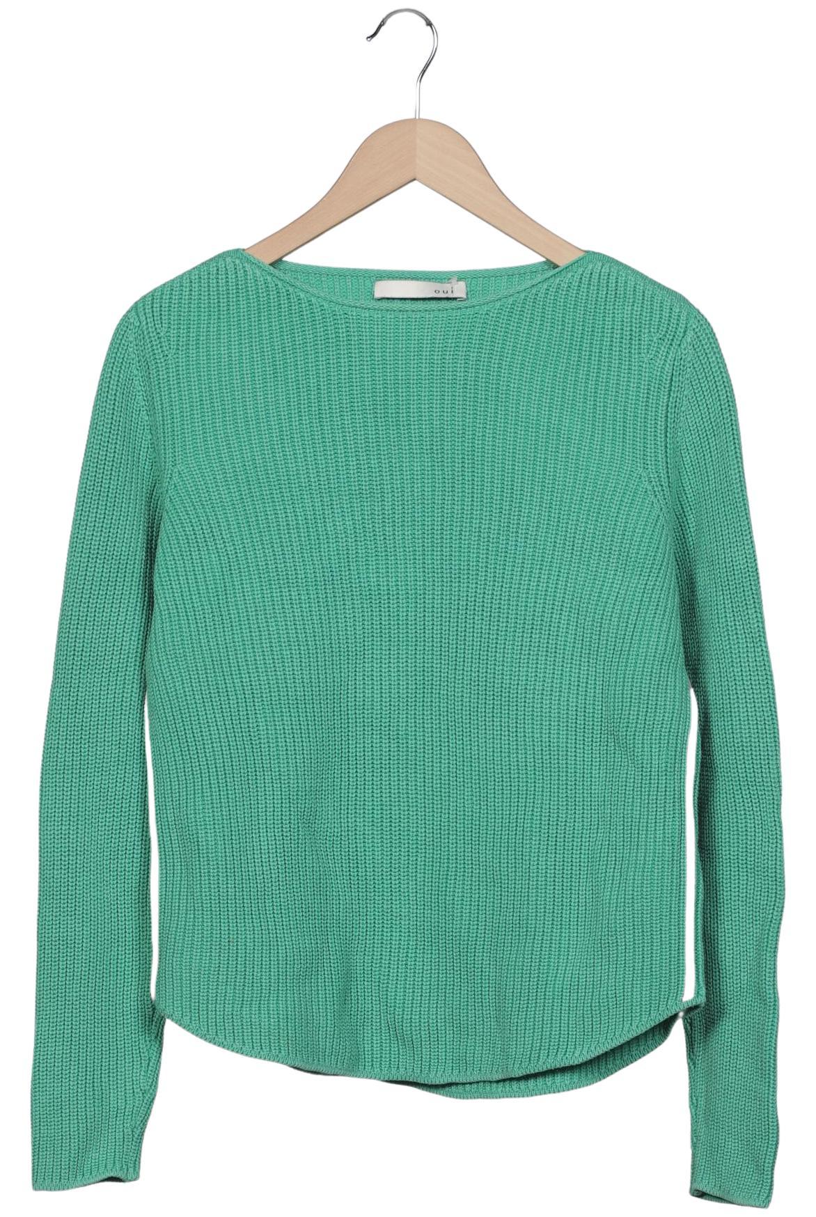 

Oui Damen Pullover, grün, Gr. 38