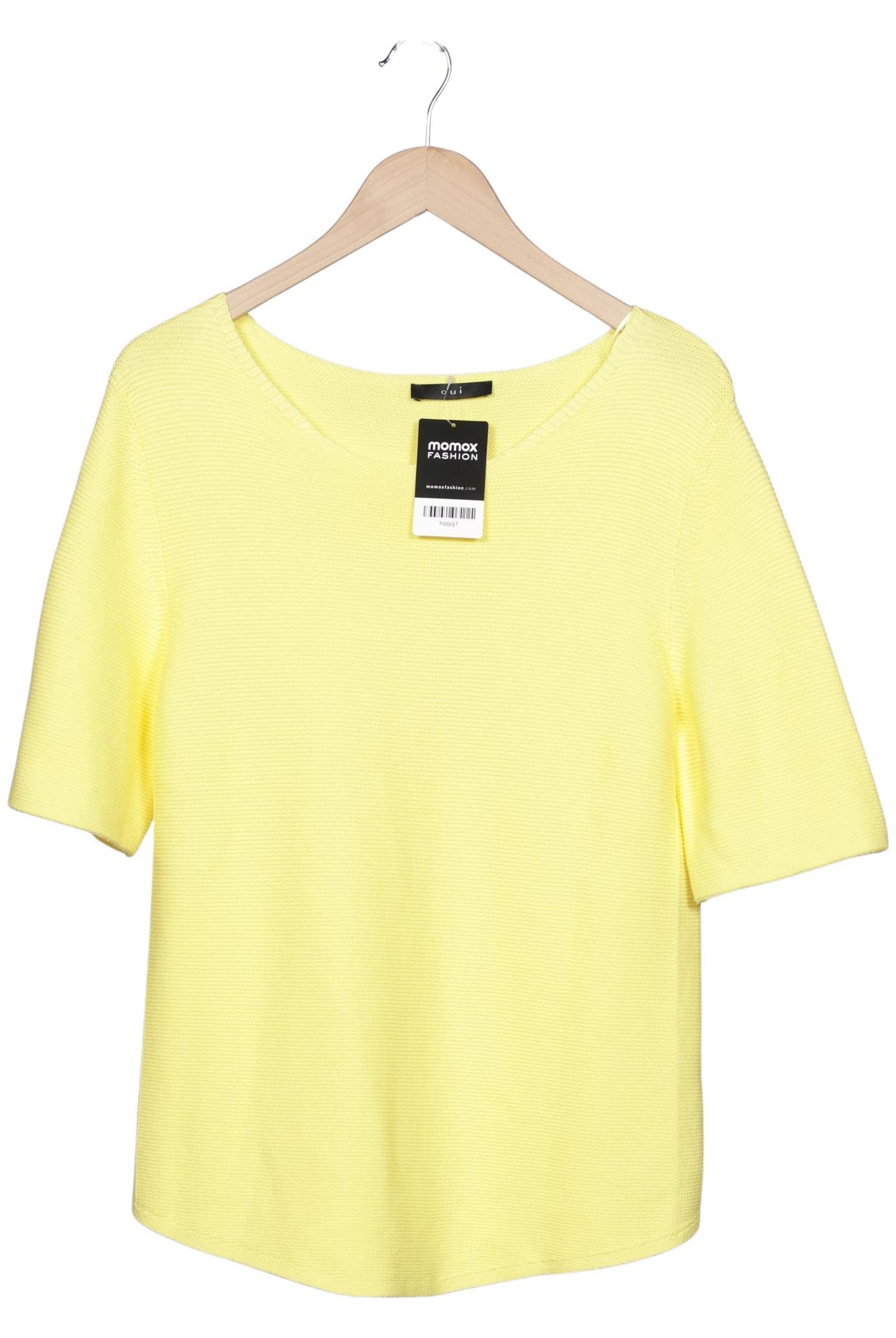 

Oui Damen Pullover, gelb, Gr. 38