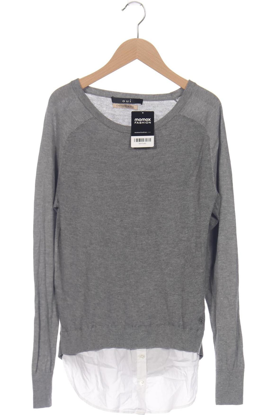 

Oui Damen Pullover, grau, Gr. 40