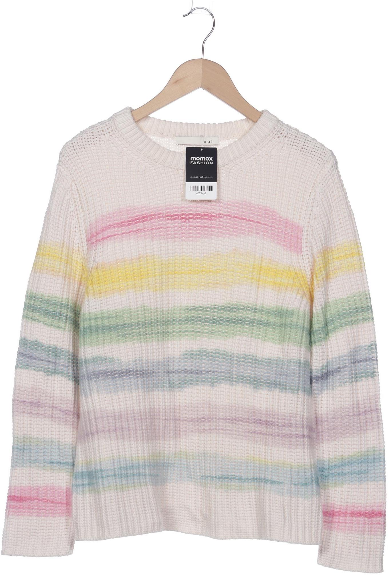 

Oui Damen Pullover, weiß, Gr. 42