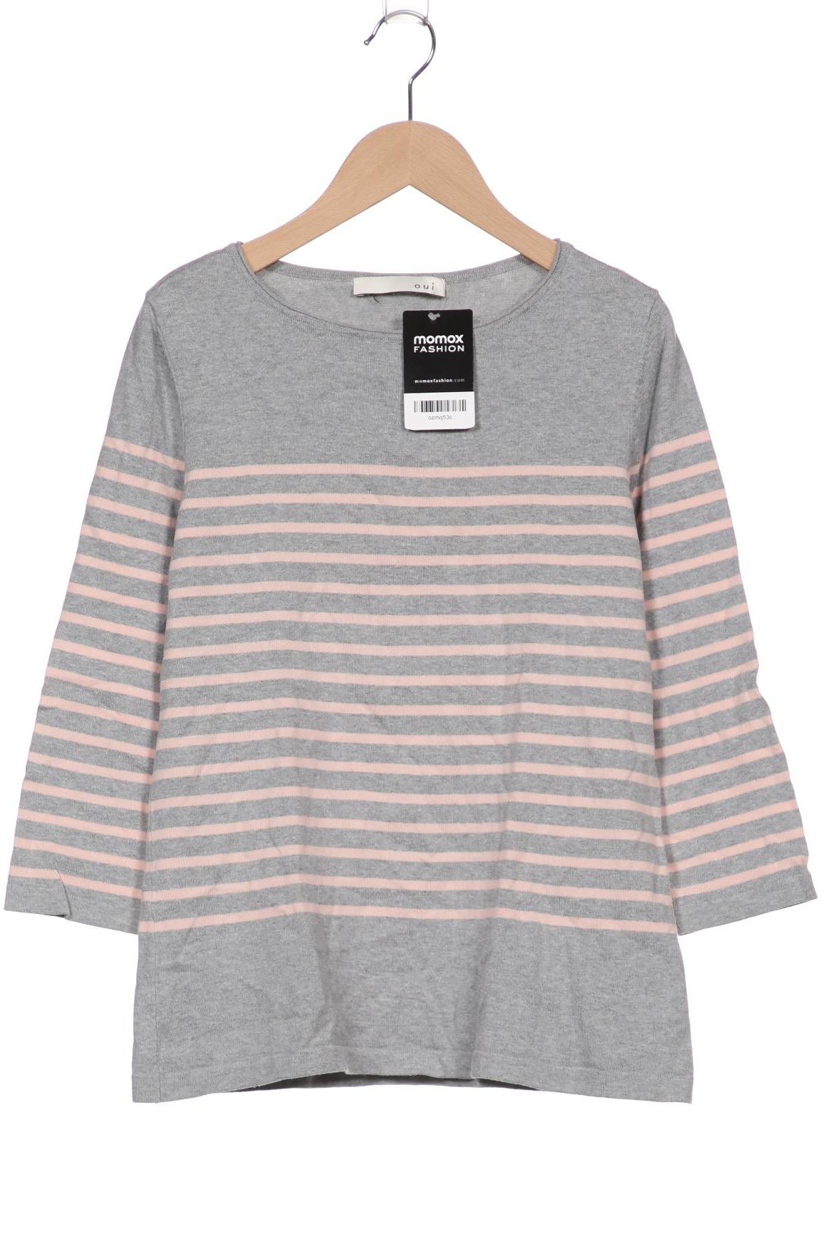 

Oui Damen Pullover, grau, Gr. 38