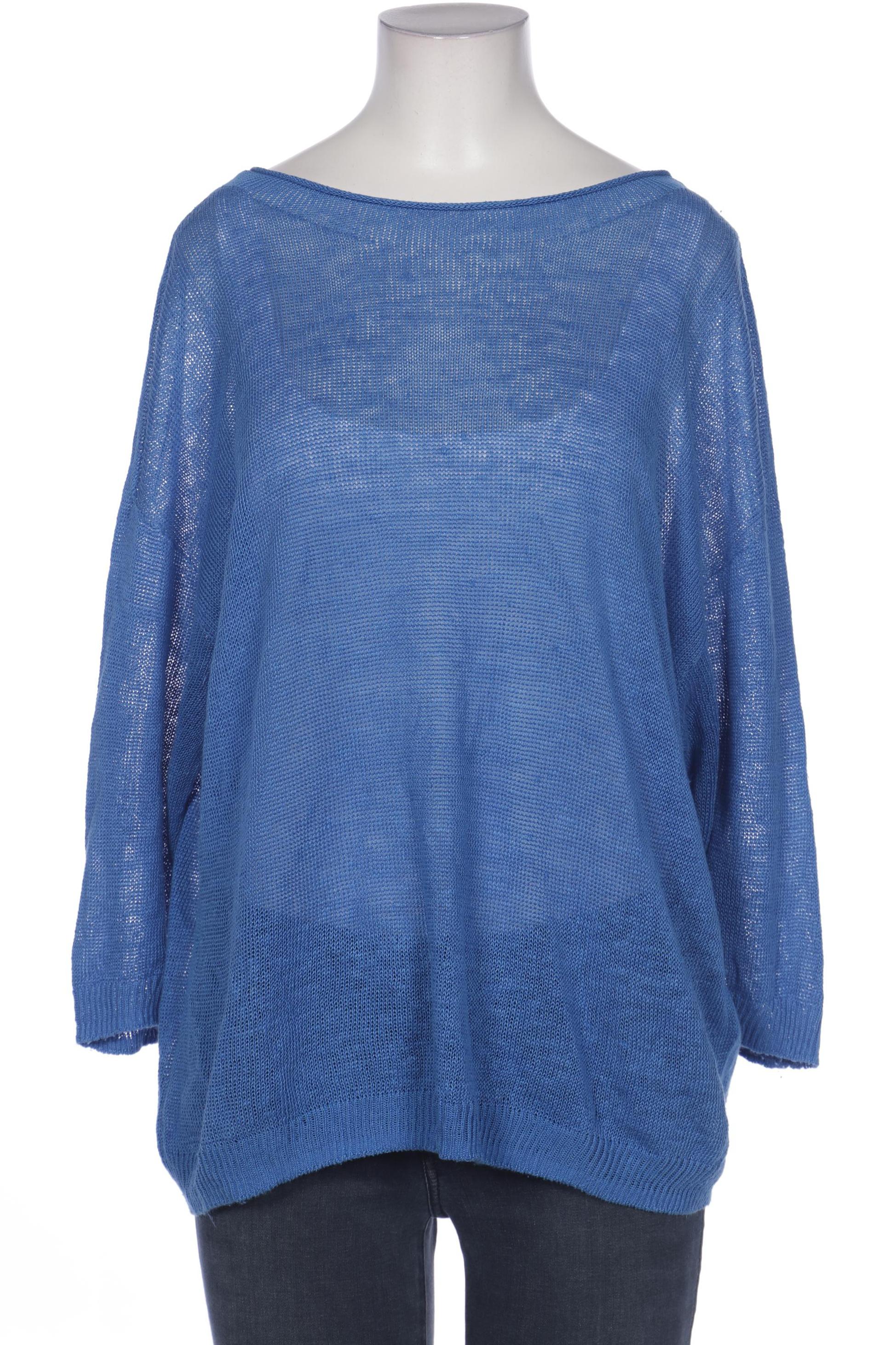 

Oui Damen Pullover, blau, Gr. 36