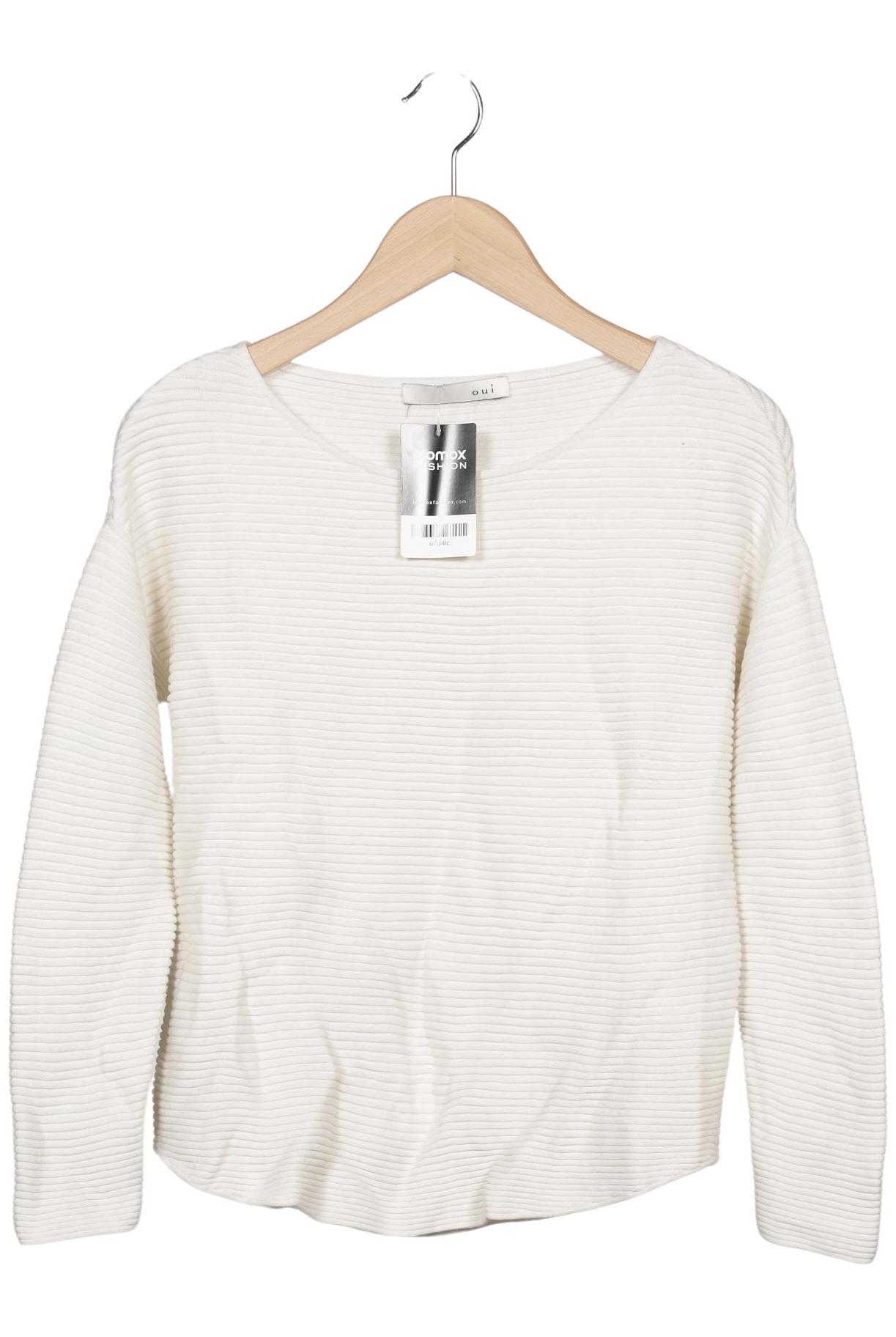 

Oui Damen Pullover, cremeweiß, Gr. 36