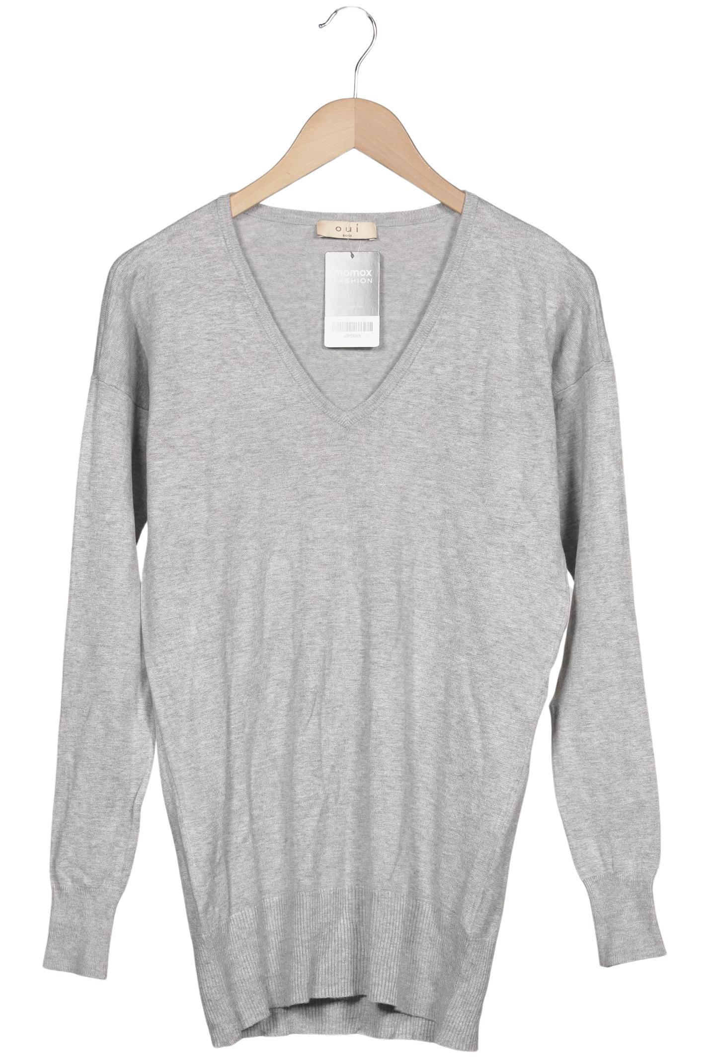 

Oui Damen Pullover, grau, Gr. 42