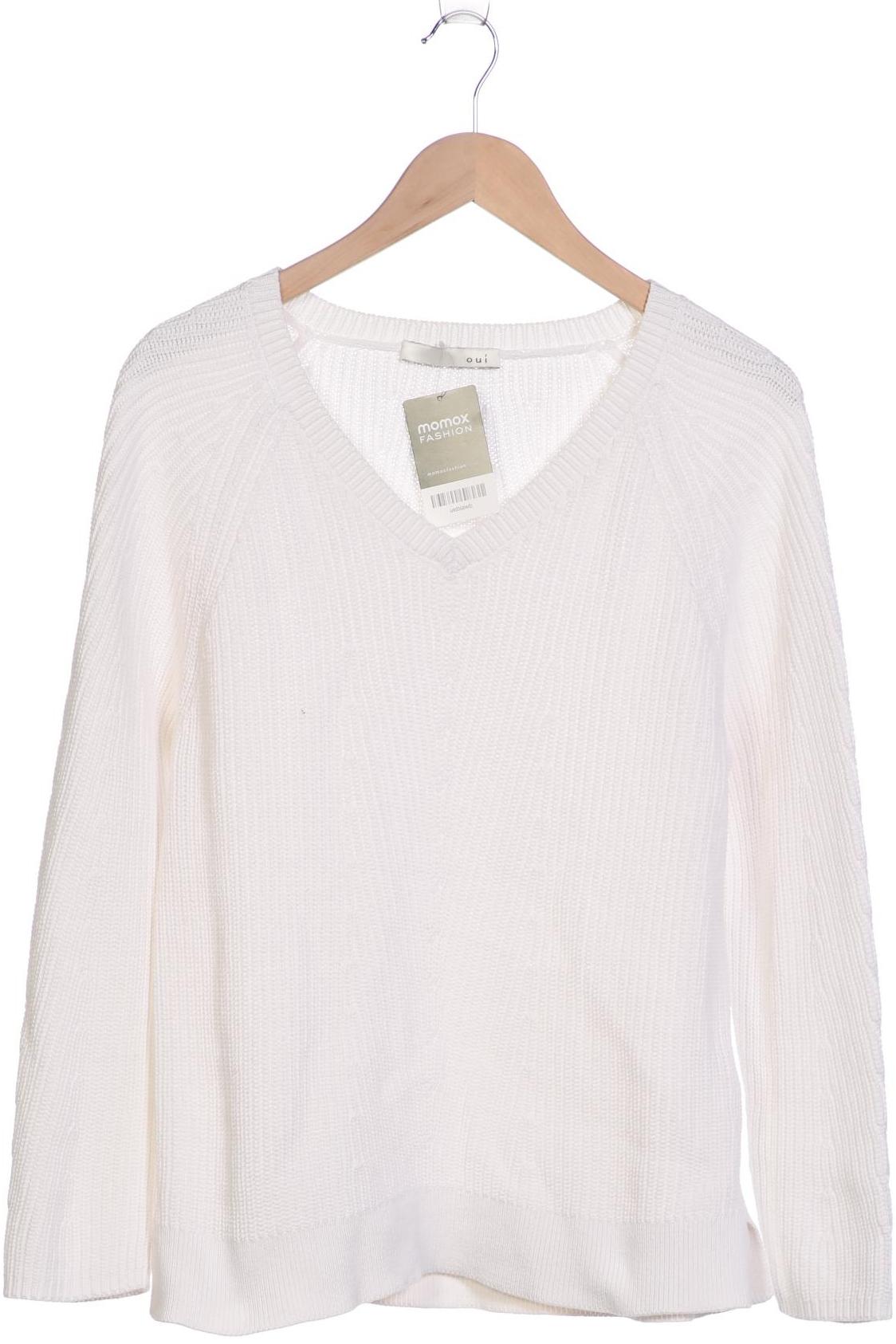 

Oui Damen Pullover, weiß