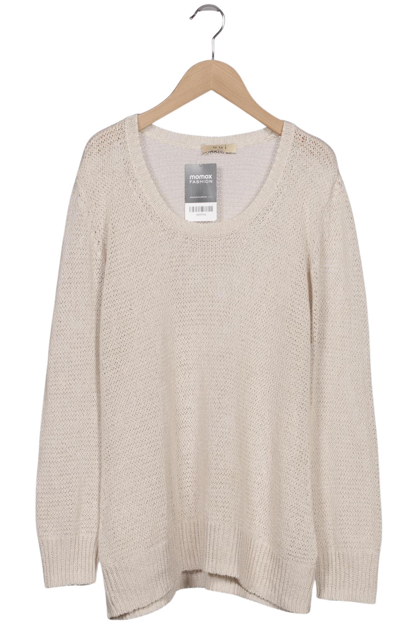 

Oui Damen Pullover, cremeweiß, Gr. 46
