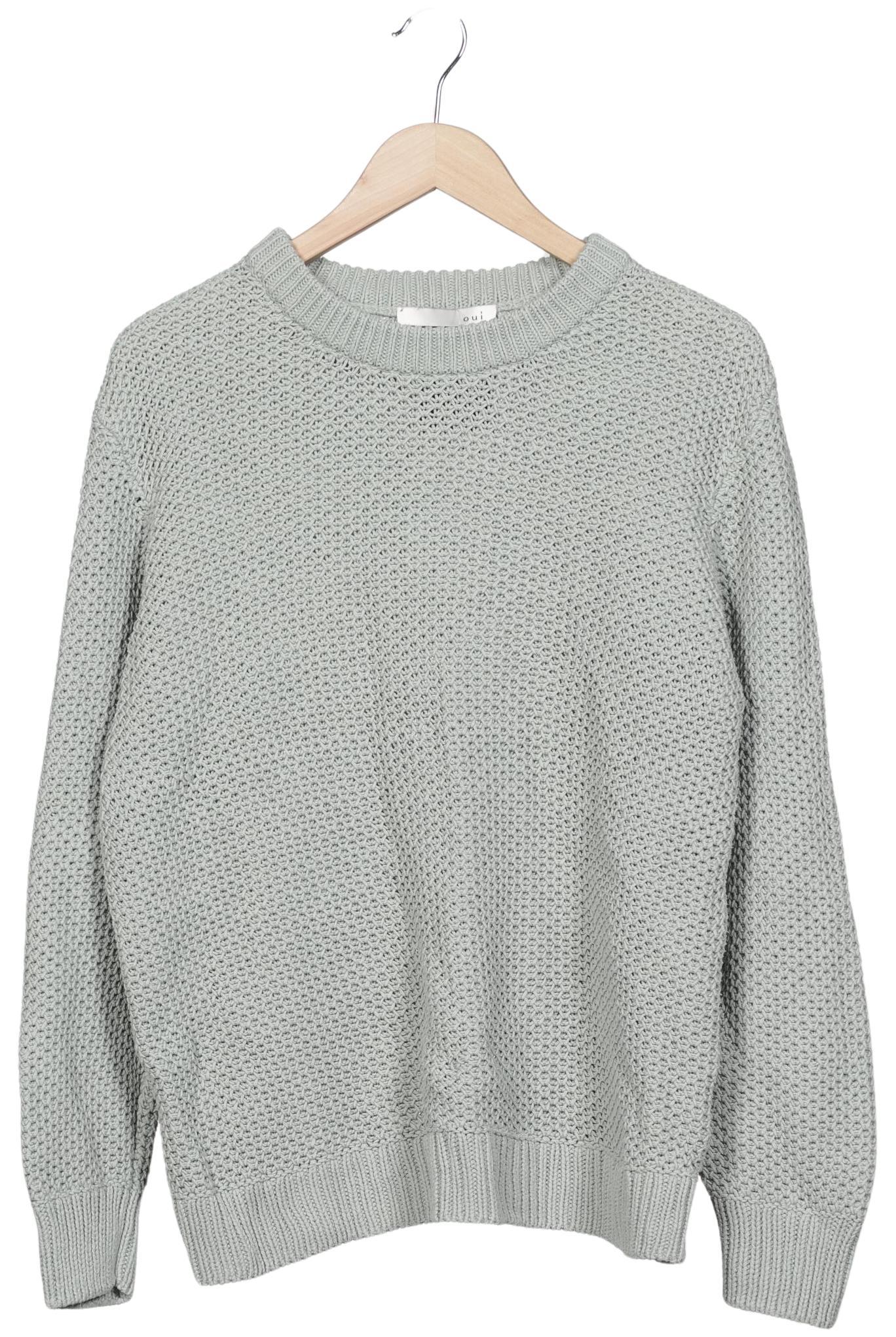 

Oui Damen Pullover, grau, Gr. 42