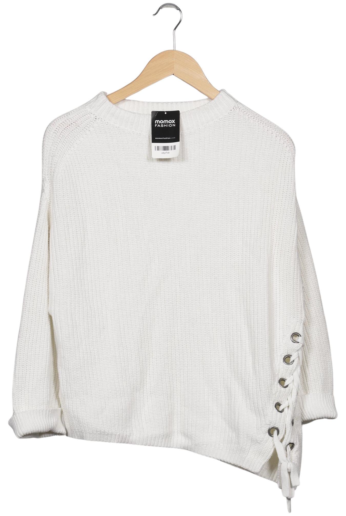 

Oui Damen Pullover, weiß, Gr. 38