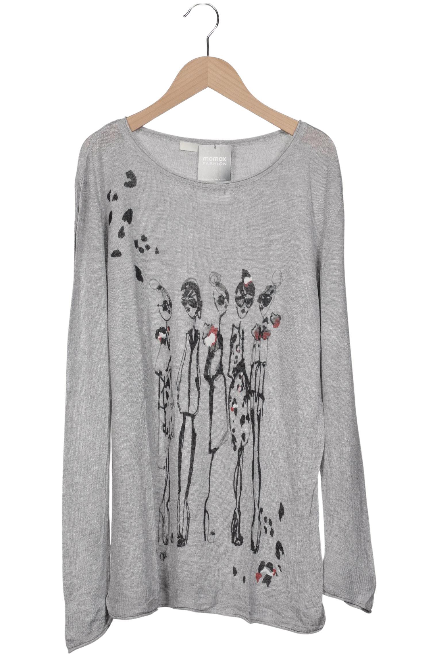 

Oui Damen Pullover, grau, Gr. 42