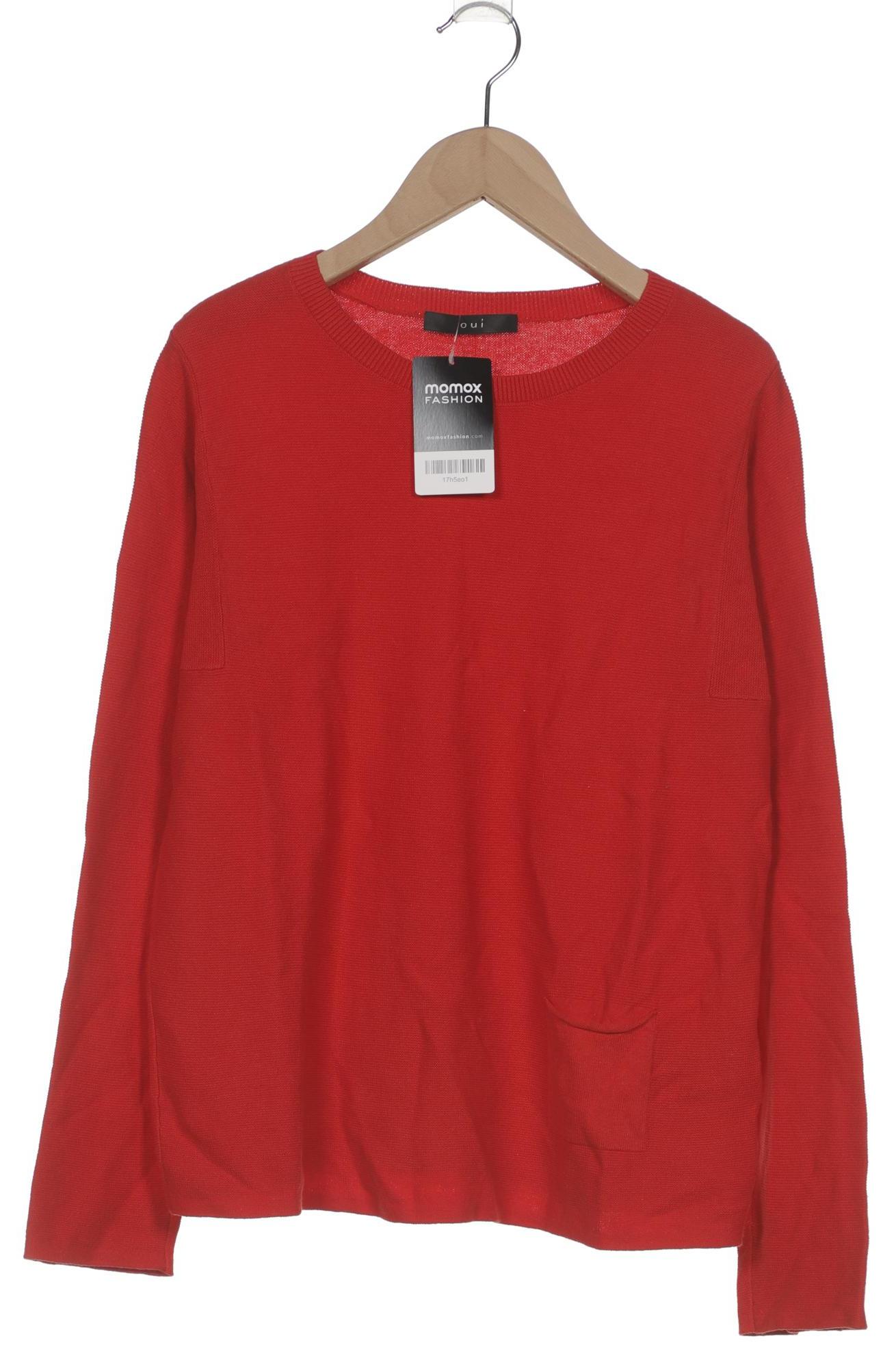

Oui Damen Pullover, rot, Gr. 36