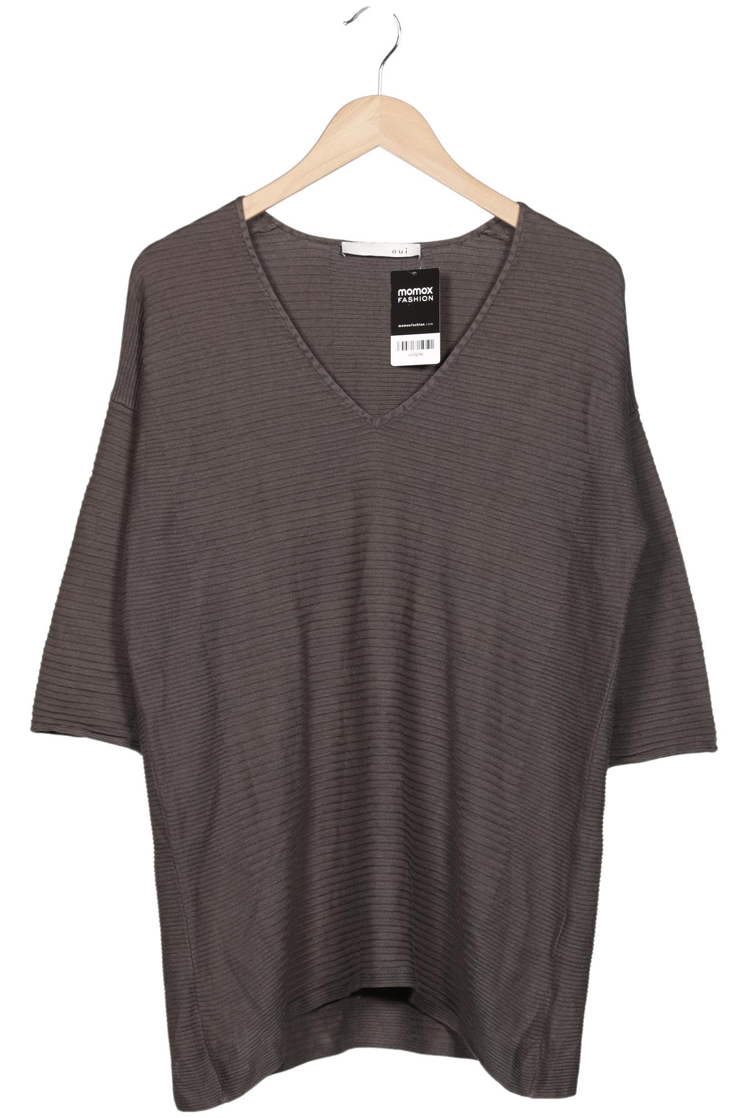 

Oui Damen Pullover, grau, Gr. 42