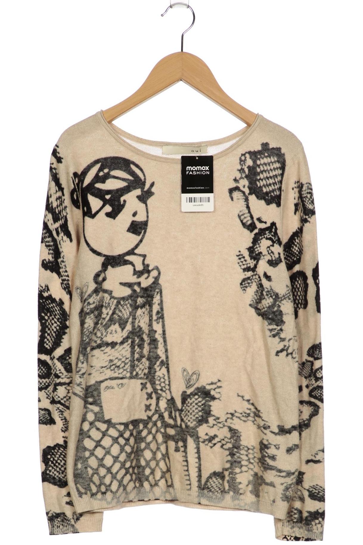 

Oui Damen Pullover, beige, Gr. 34