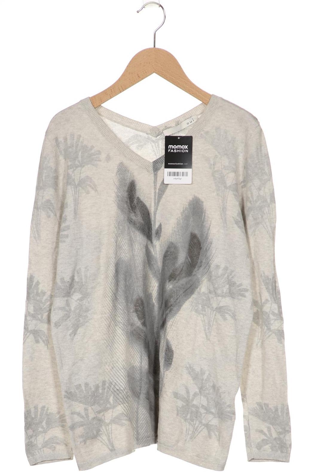 

Oui Damen Pullover, grau, Gr. 38