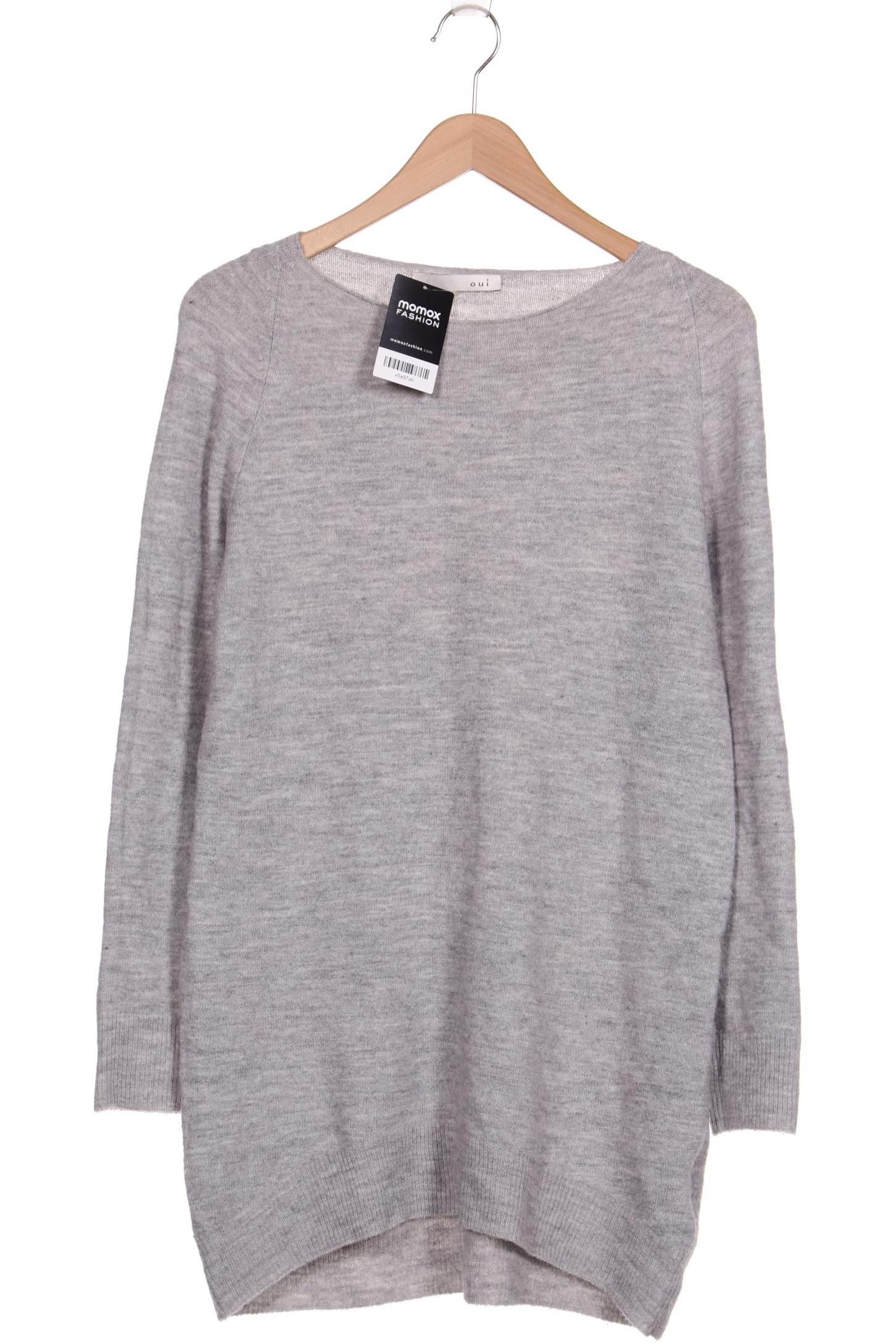 

Oui Damen Pullover, grau